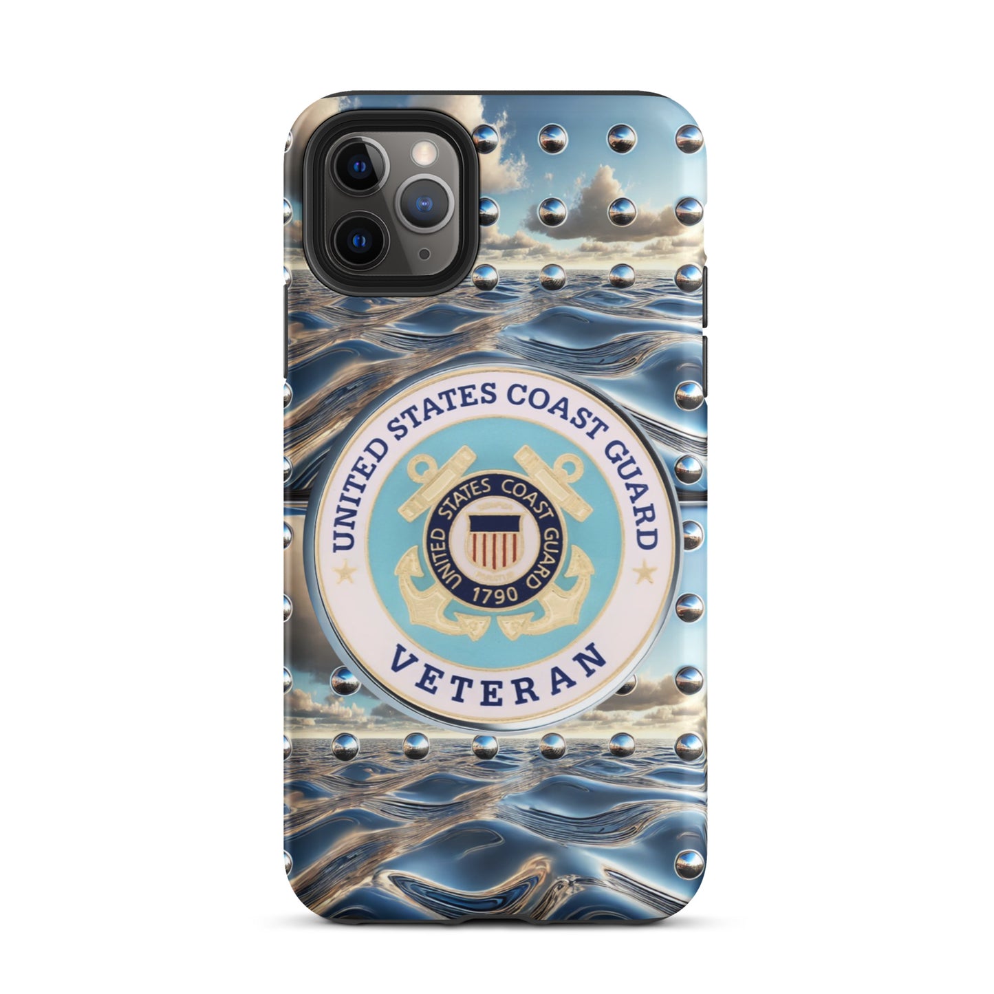 United States Coast Guard Veteran phone Case, Tough Case for iPhone®, anutcase, Military phone case, Veteran phone case, Coast guard gift