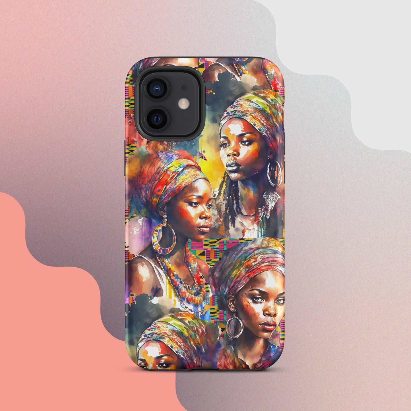 Tough Case for iPhone®, African Women iphone, Strong Women phone case, phone case for her, iphone case, people phone case