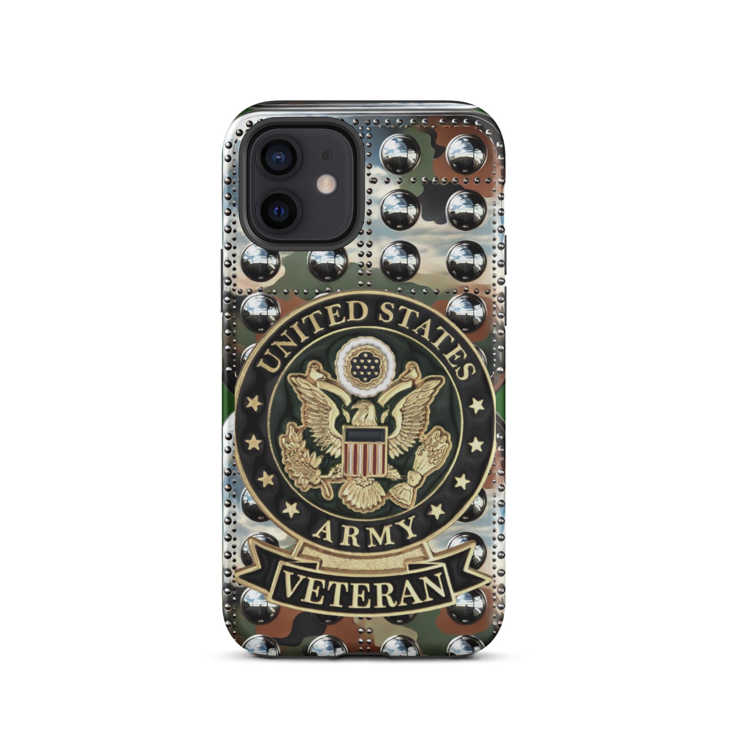 Army Veteran phone case, military phone case, retired military phone case, anutcase, Tough Case for iPhone®