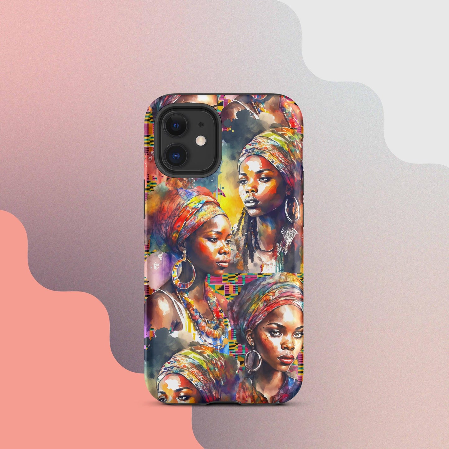 Tough Case for iPhone®, African Women iphone, Strong Women phone case, phone case for her, iphone case, people phone case