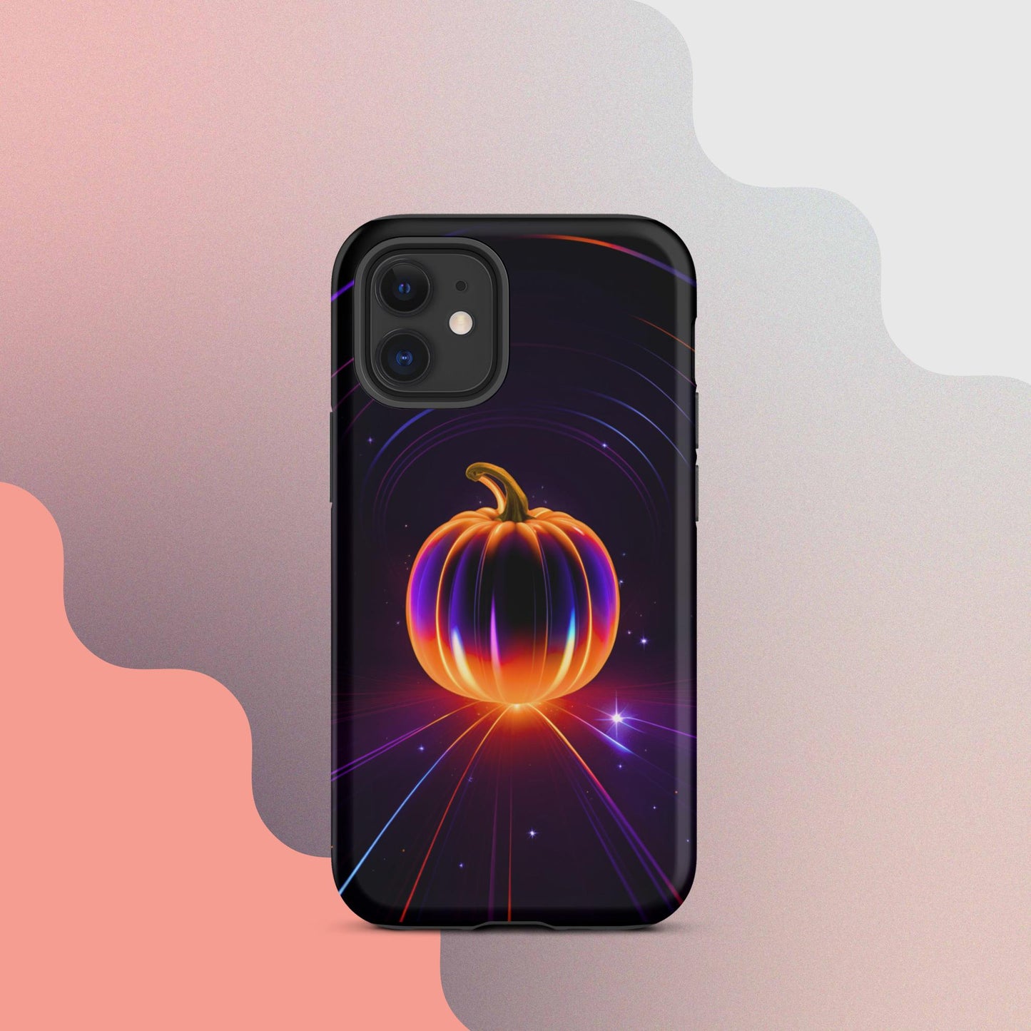 Tough Case for iPhone®, Halloween Cell phone Case, pumpkin cell phone case, iphone14, Iphone 13, iphone 12 halloween case,