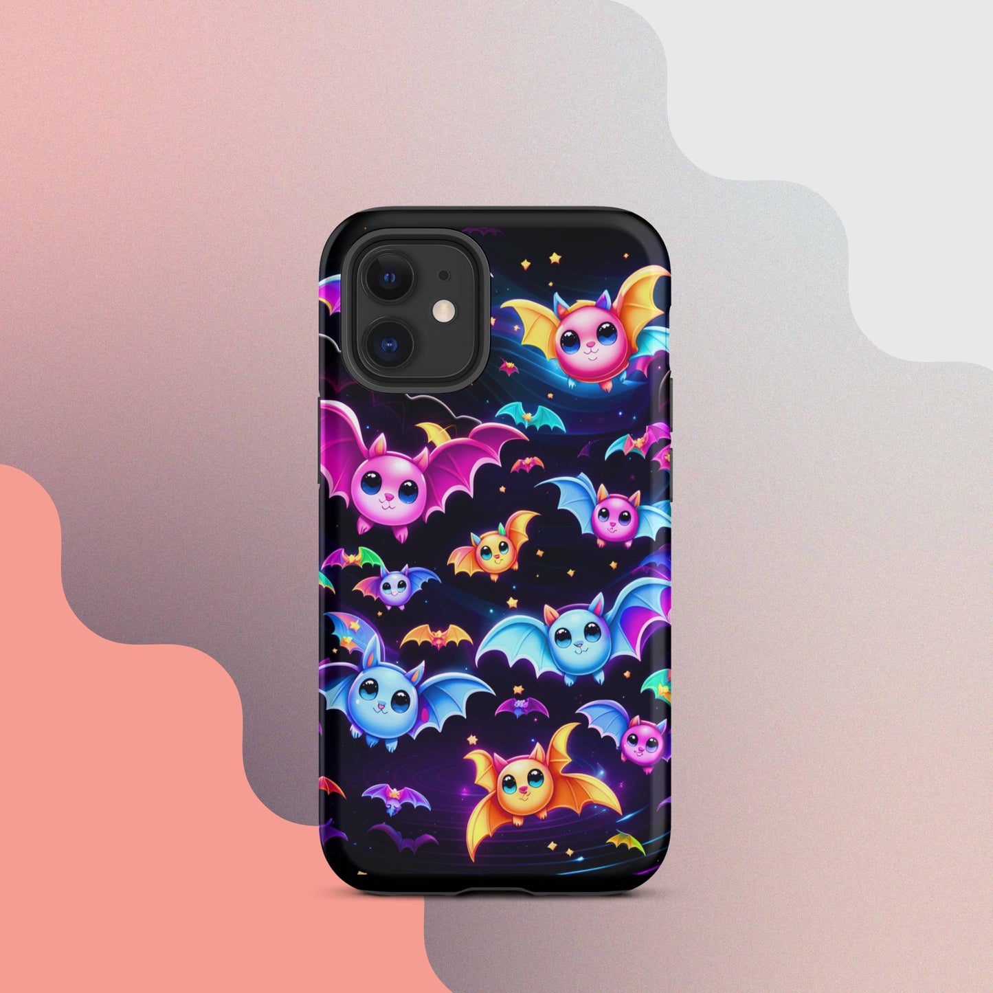 Tough Case for iPhone®, Halloween Cell phone Case, pumpkin cell phone case,  samsung phone caseiphone14, Iphone 13, iphone 12 halloween case, Cute bat case, adorable halloween case,