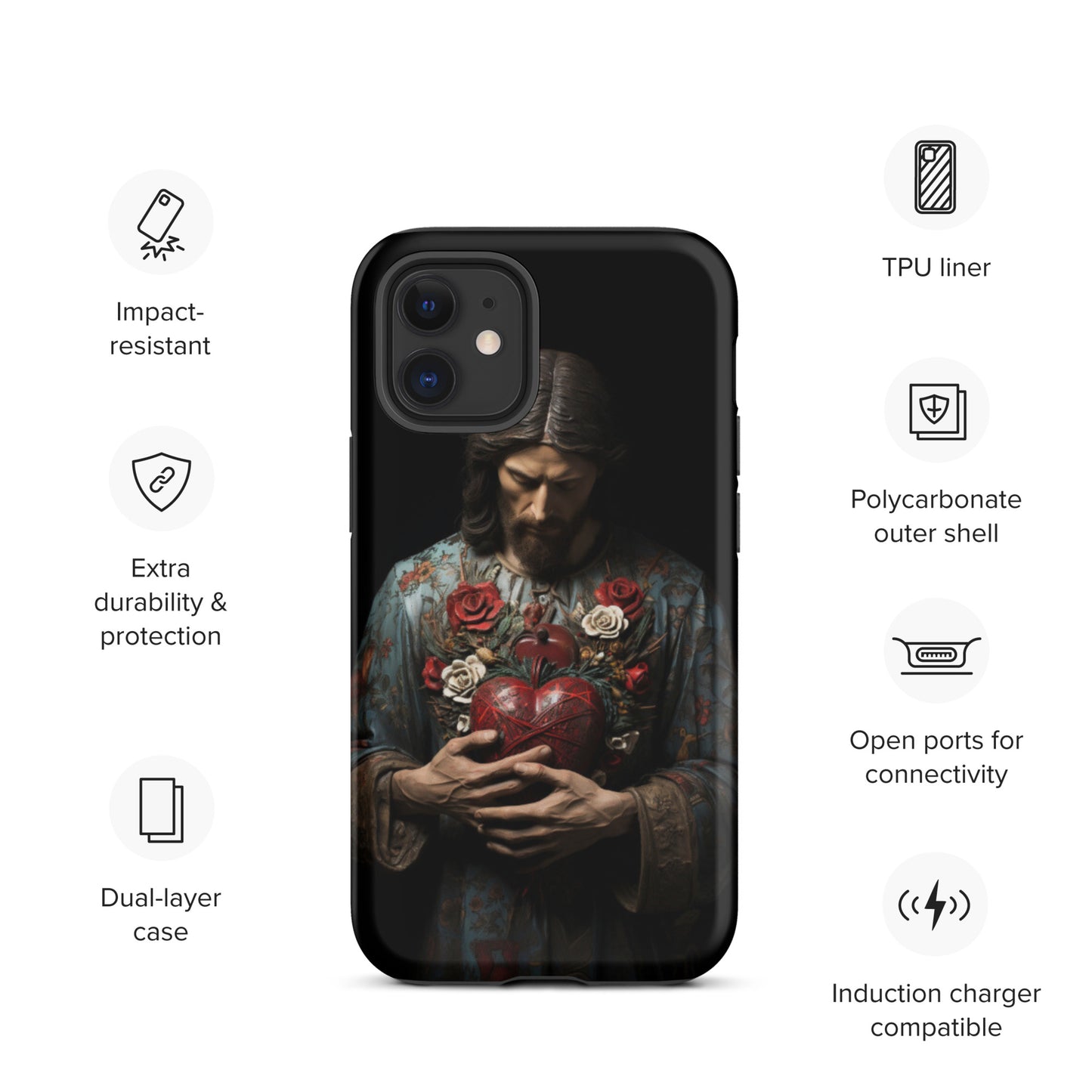 Jesus Tough Case for iPhone®,  Jesus phone case, Easter phone cover, Religious phone case