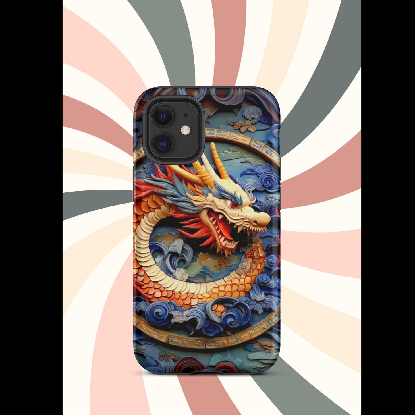 Tough Case for iPhone®, anutcase, Dragon gift, dragon phone case, iphone 15, chinese art, trending phone cases