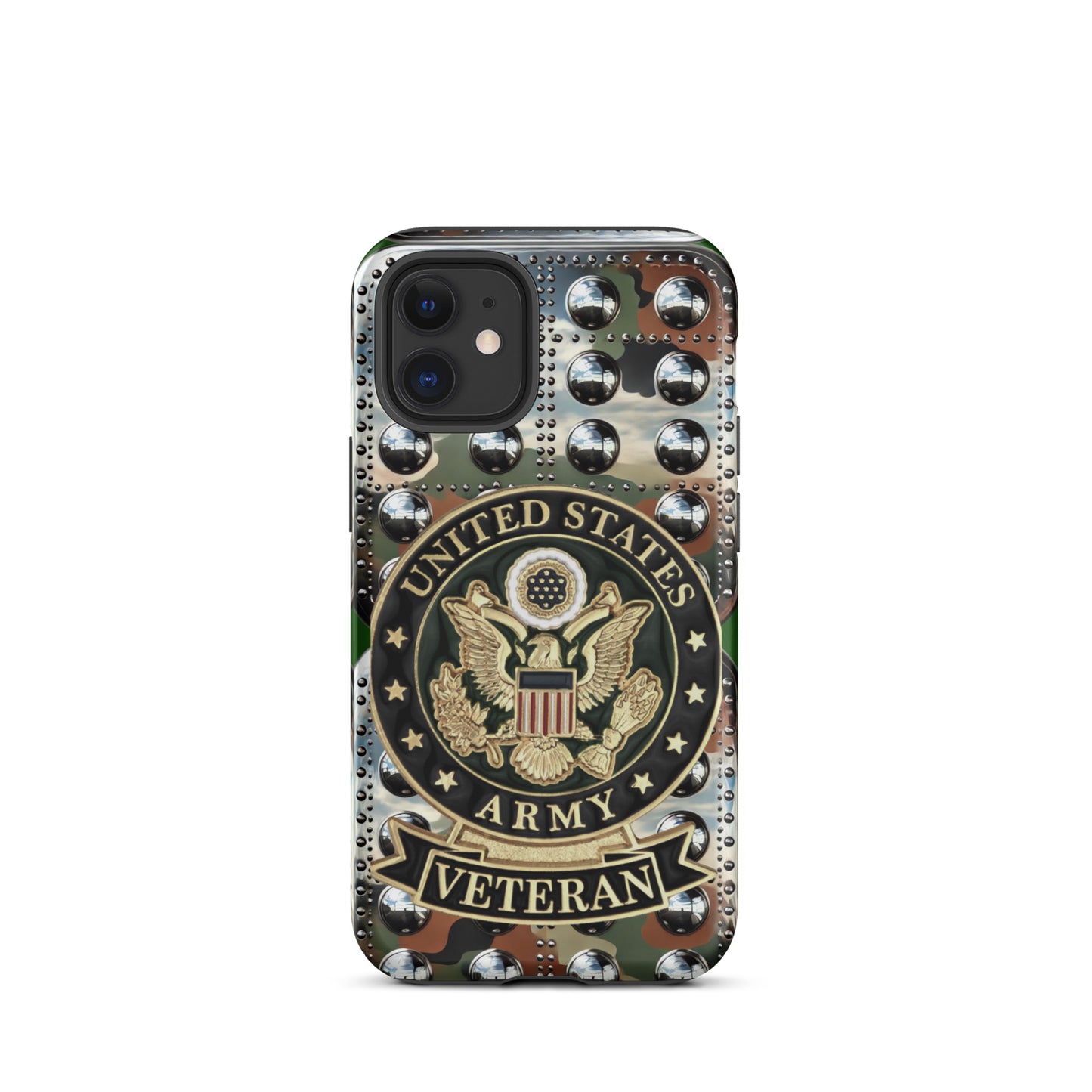 Army Veteran phone case, military phone case, retired military phone case, anutcase, Tough Case for iPhone®