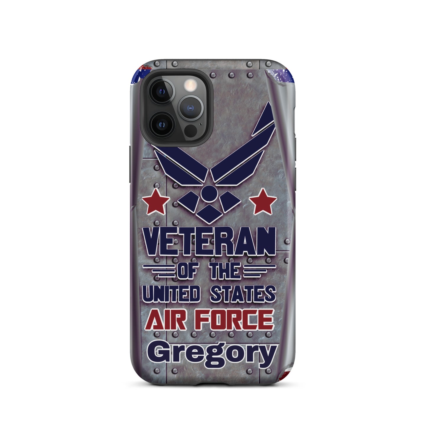 Tough Case for iPhone®,personalized cell phone cover, Veterans phone case