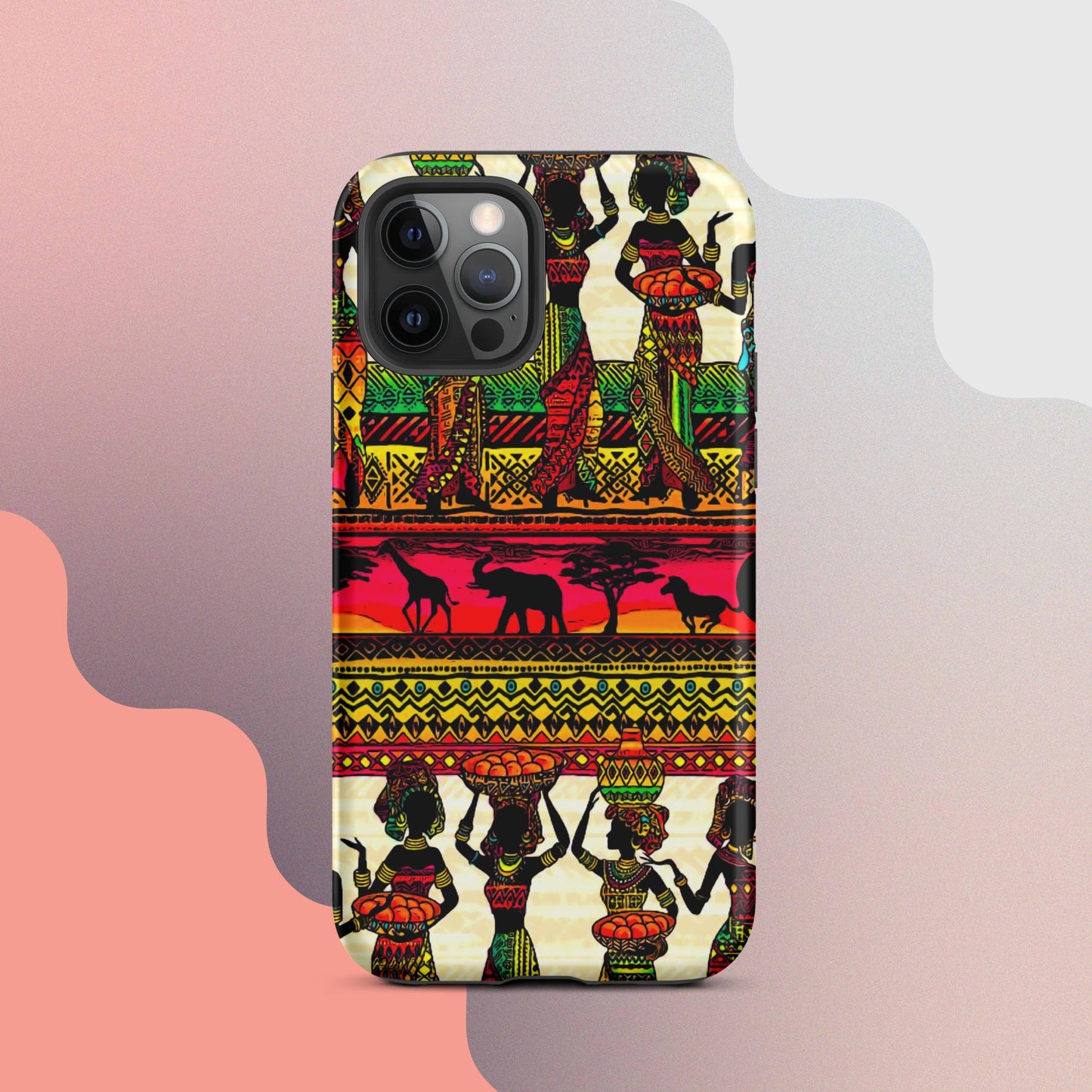 Tough Case for iPhone®, African Women phone case, Strong women case, iphone 15 case, iphone case for her, holiday phone case, people case