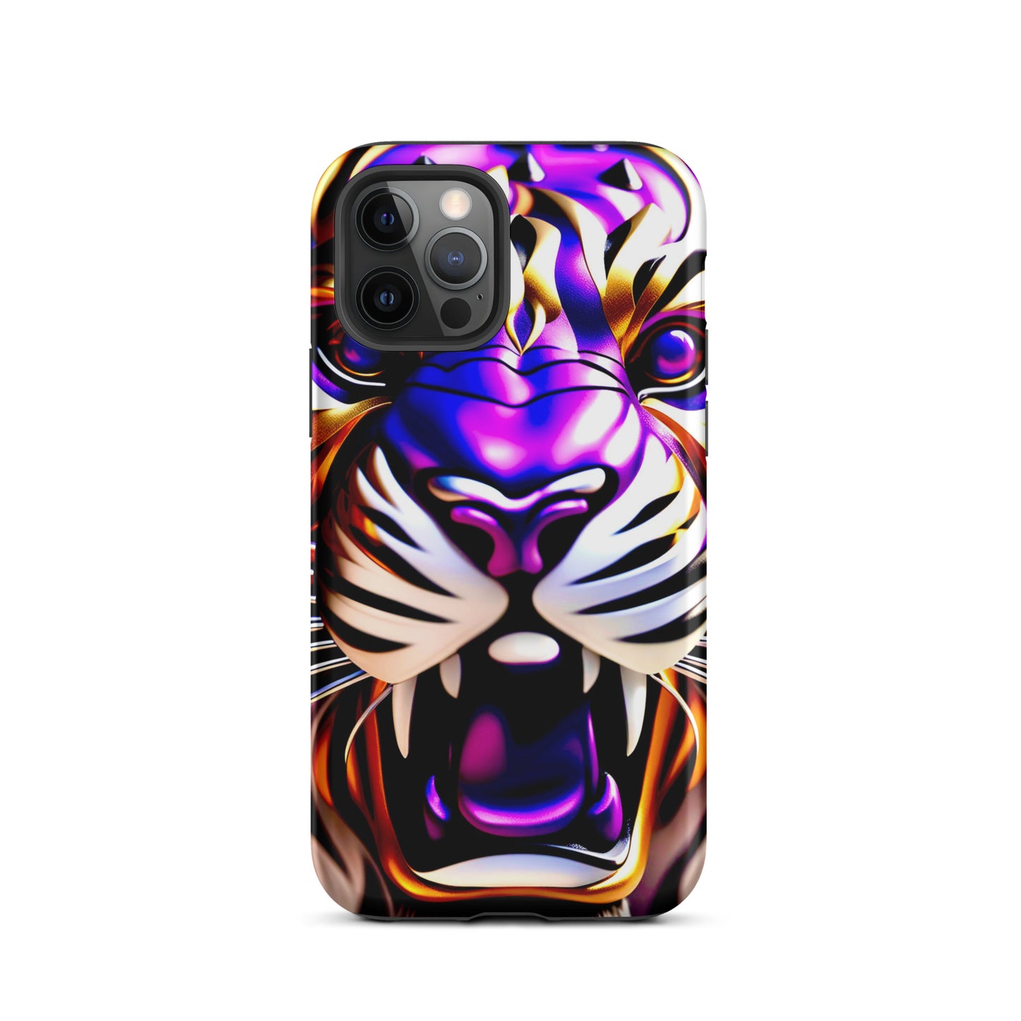 Tiger photos case, New Orleans iPhone case, Louisiana phone case, purple and gold tiger case, Tough Case for iPhone®