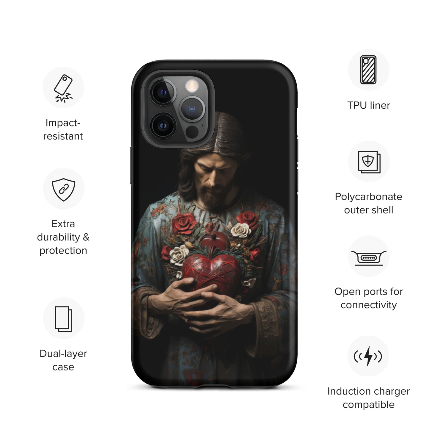 Jesus Tough Case for iPhone®,  Jesus phone case, Easter phone cover, Religious phone case