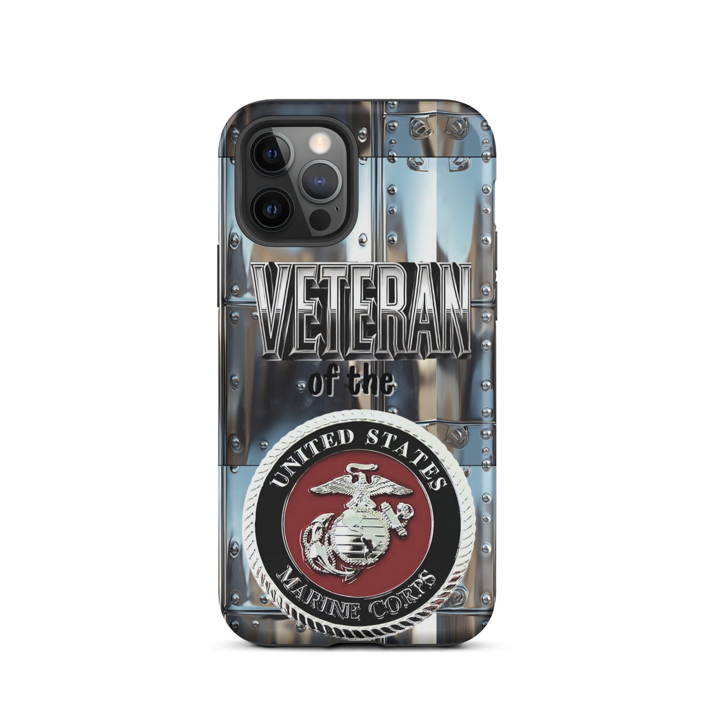 Military Veteran phone case, Marine phone case, Veteran phone case, iphone15, anutcase, Tough Case for iPhone®