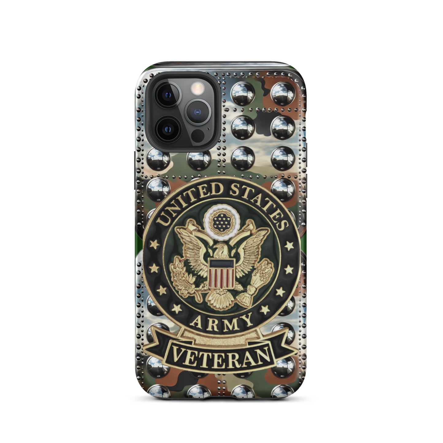 Army Veteran phone case, military phone case, retired military phone case, anutcase, Tough Case for iPhone®