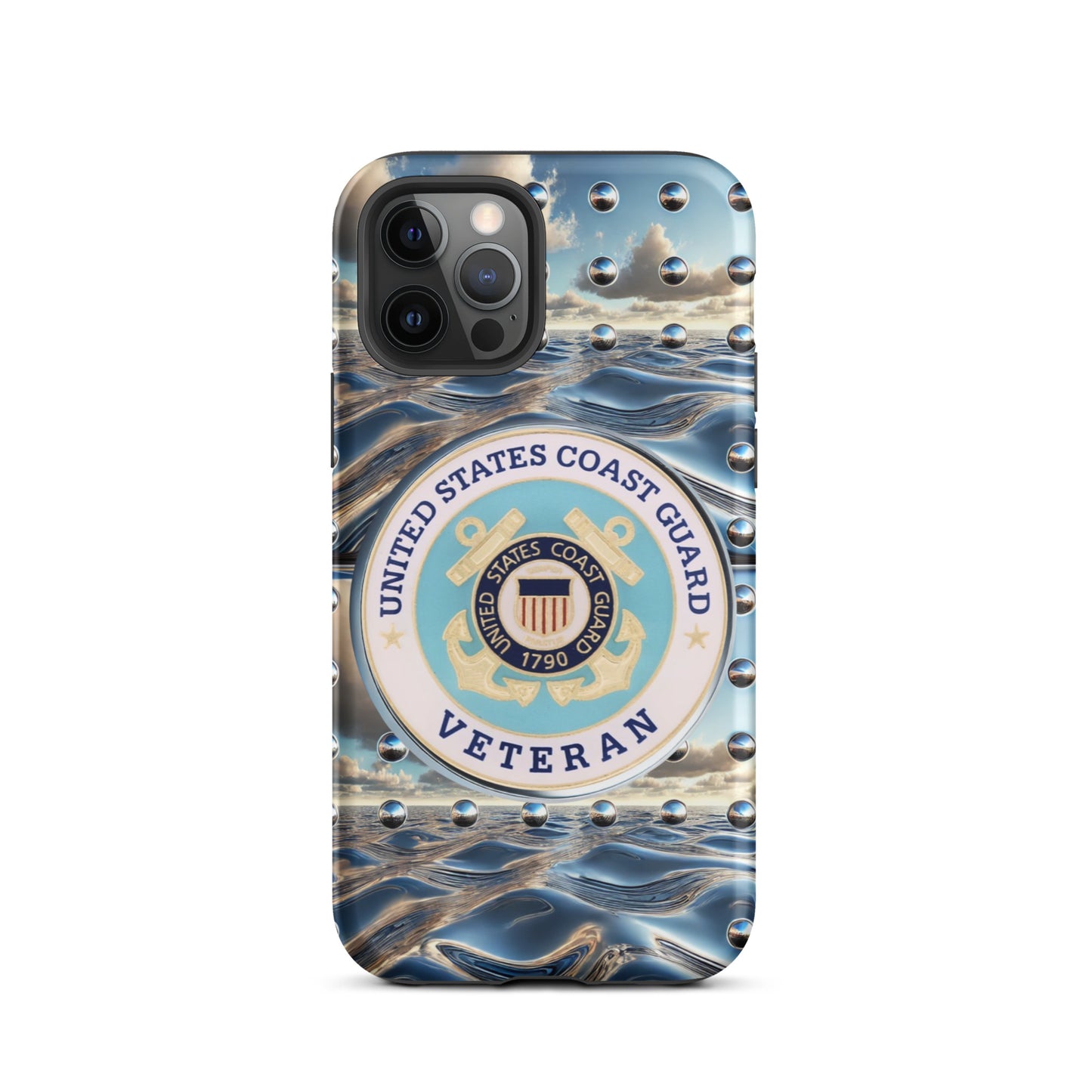 United States Coast Guard Veteran phone Case, Tough Case for iPhone®, anutcase, Military phone case, Veteran phone case, Coast guard gift