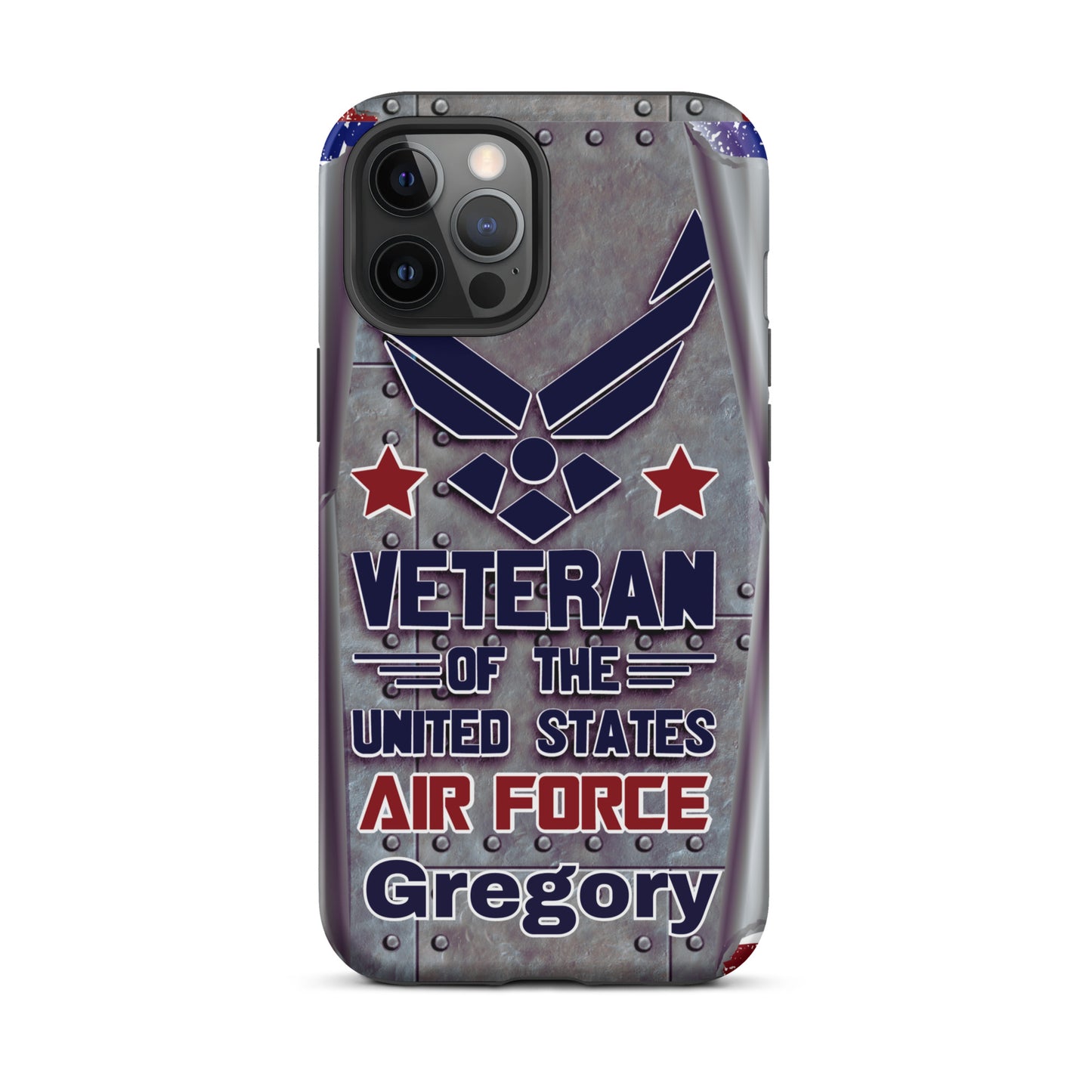 Tough Case for iPhone®,personalized cell phone cover, Veterans phone case