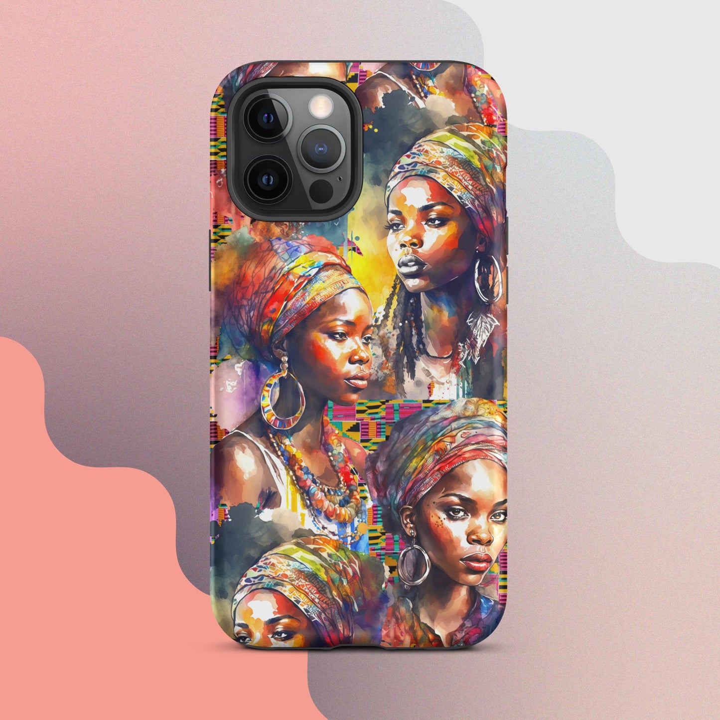 Tough Case for iPhone®, African Women iphone, Strong Women phone case, phone case for her, iphone case, people phone case