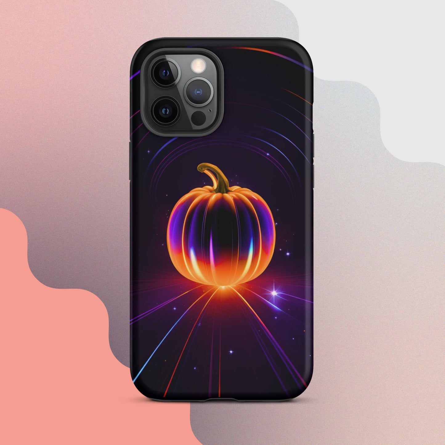 Tough Case for iPhone®, Halloween Cell phone Case, pumpkin cell phone case, iphone14, Iphone 13, iphone 12 halloween case,