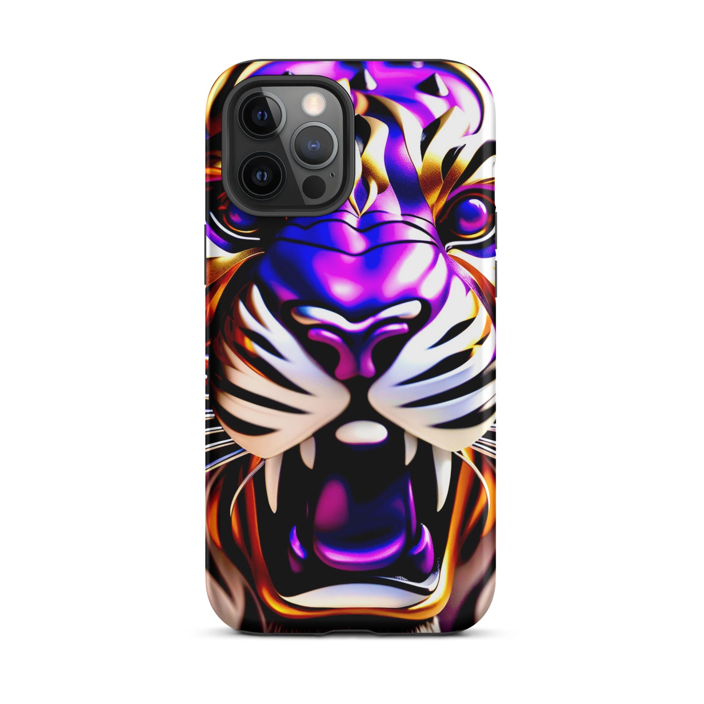 Tiger photos case, New Orleans iPhone case, Louisiana phone case, purple and gold tiger case, Tough Case for iPhone®