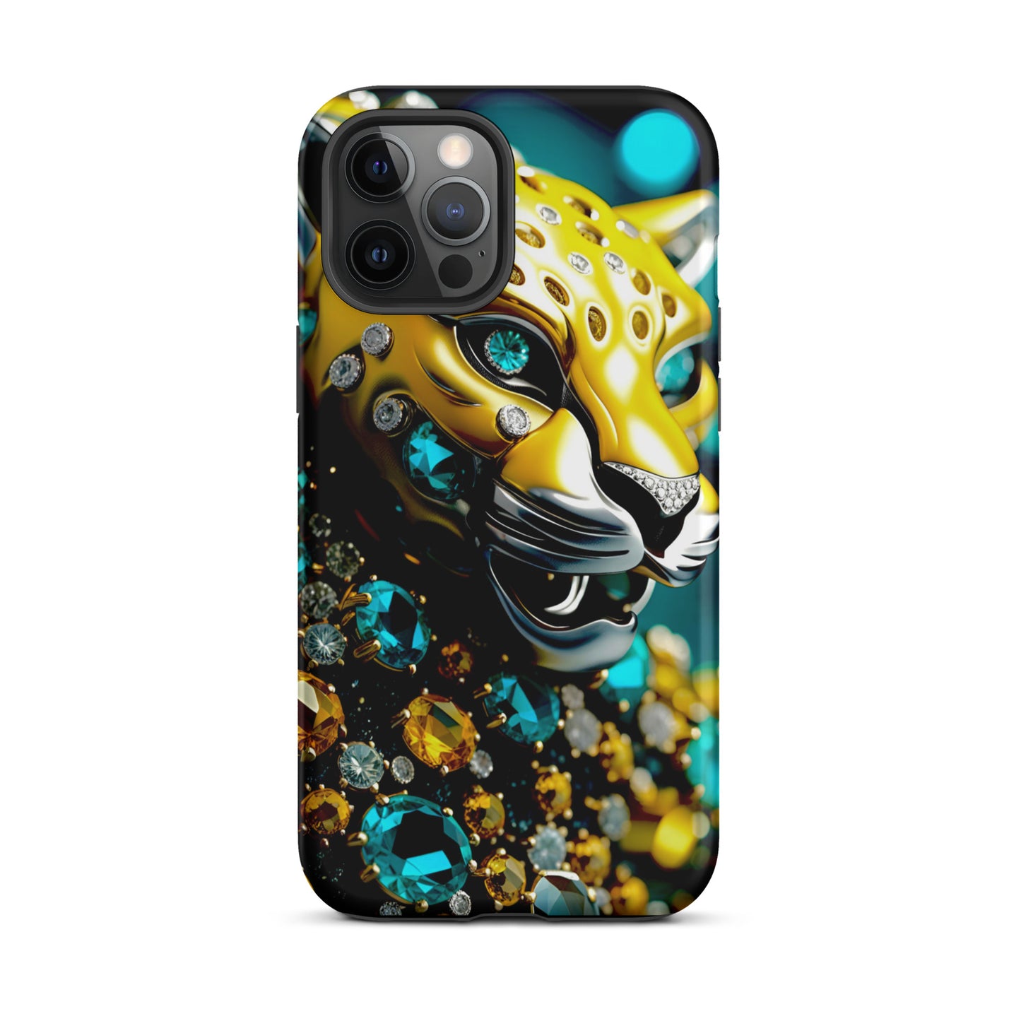 Jaguar Iphone case, yellow and teal Iphine case, Florida Iphone case, Tough Case for iPhone®