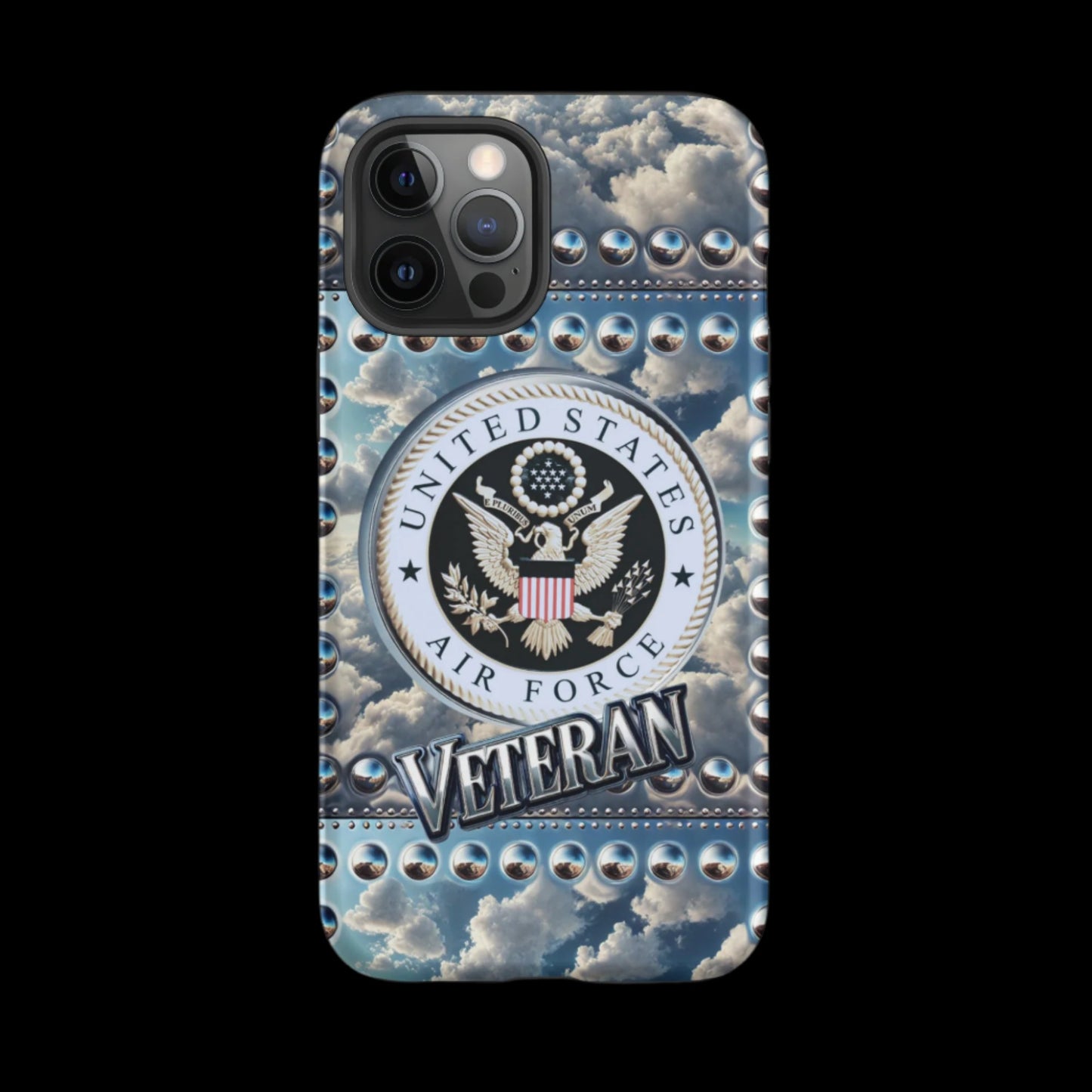 Airforce Veteran iphone case, Retired veteran phone case, anutcase, Tough Case for iPhone®, military phone case, air force phone case,