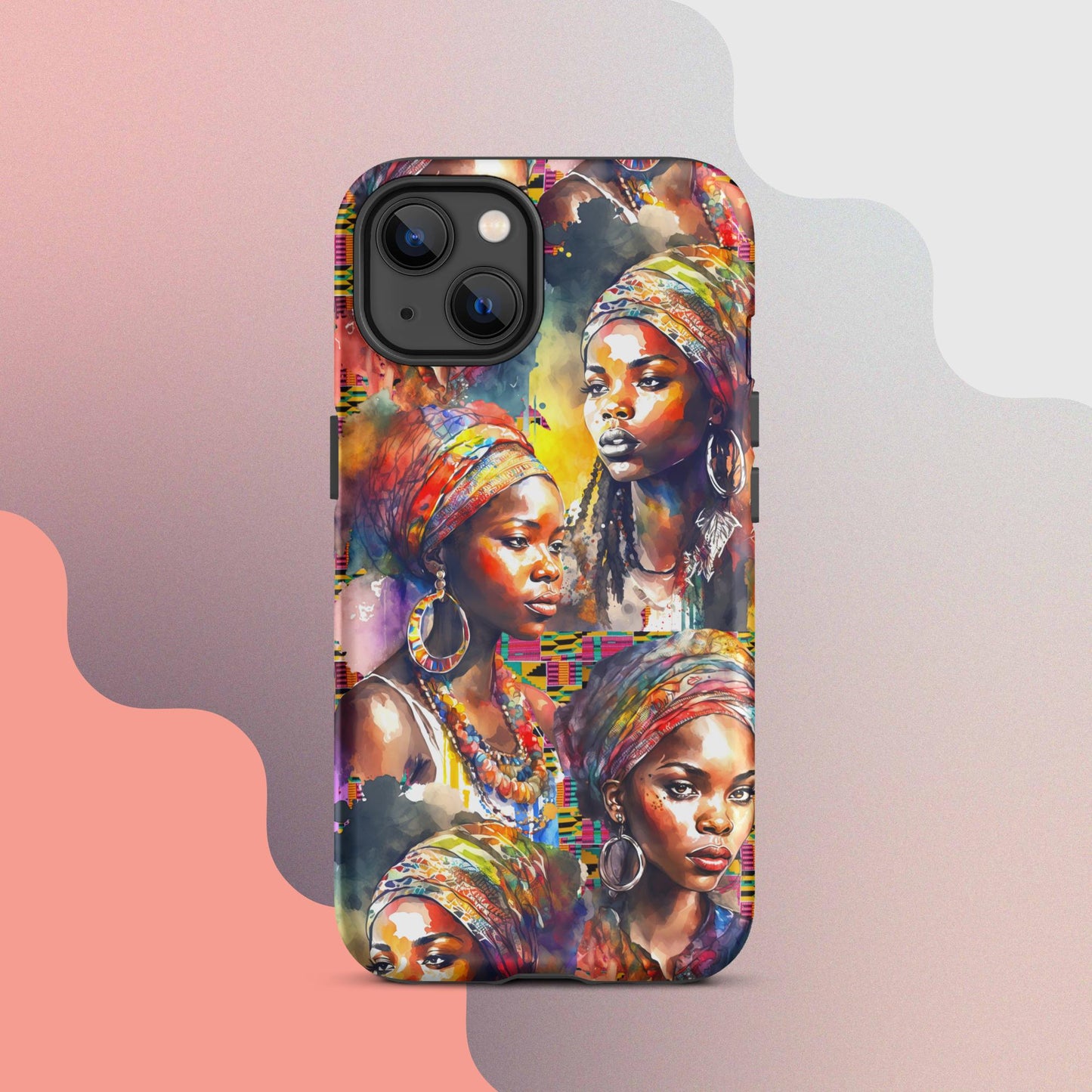 Tough Case for iPhone®, African Women iphone, Strong Women phone case, phone case for her, iphone case, people phone case