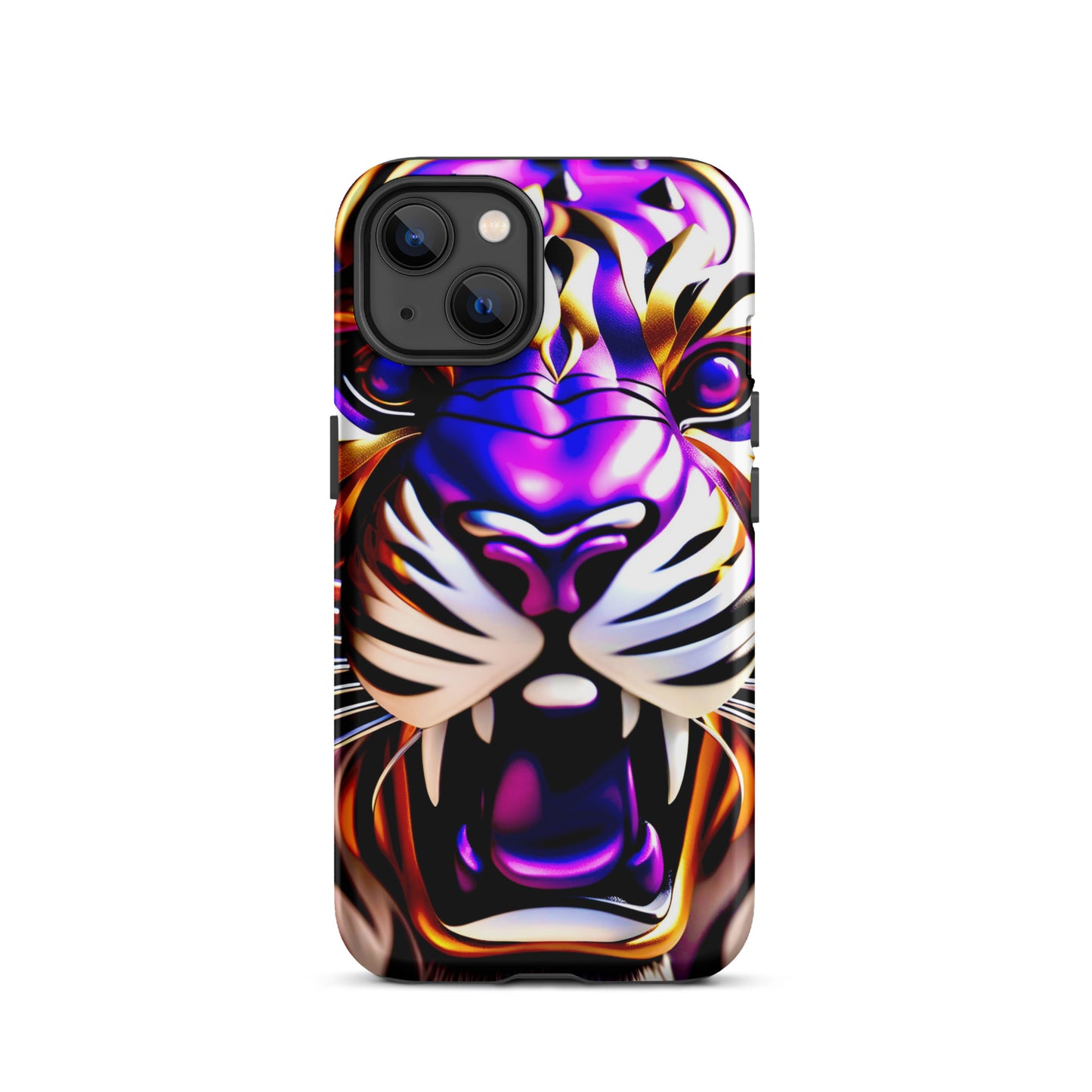 Tiger photos case, New Orleans iPhone case, Louisiana phone case, purple and gold tiger case, Tough Case for iPhone®