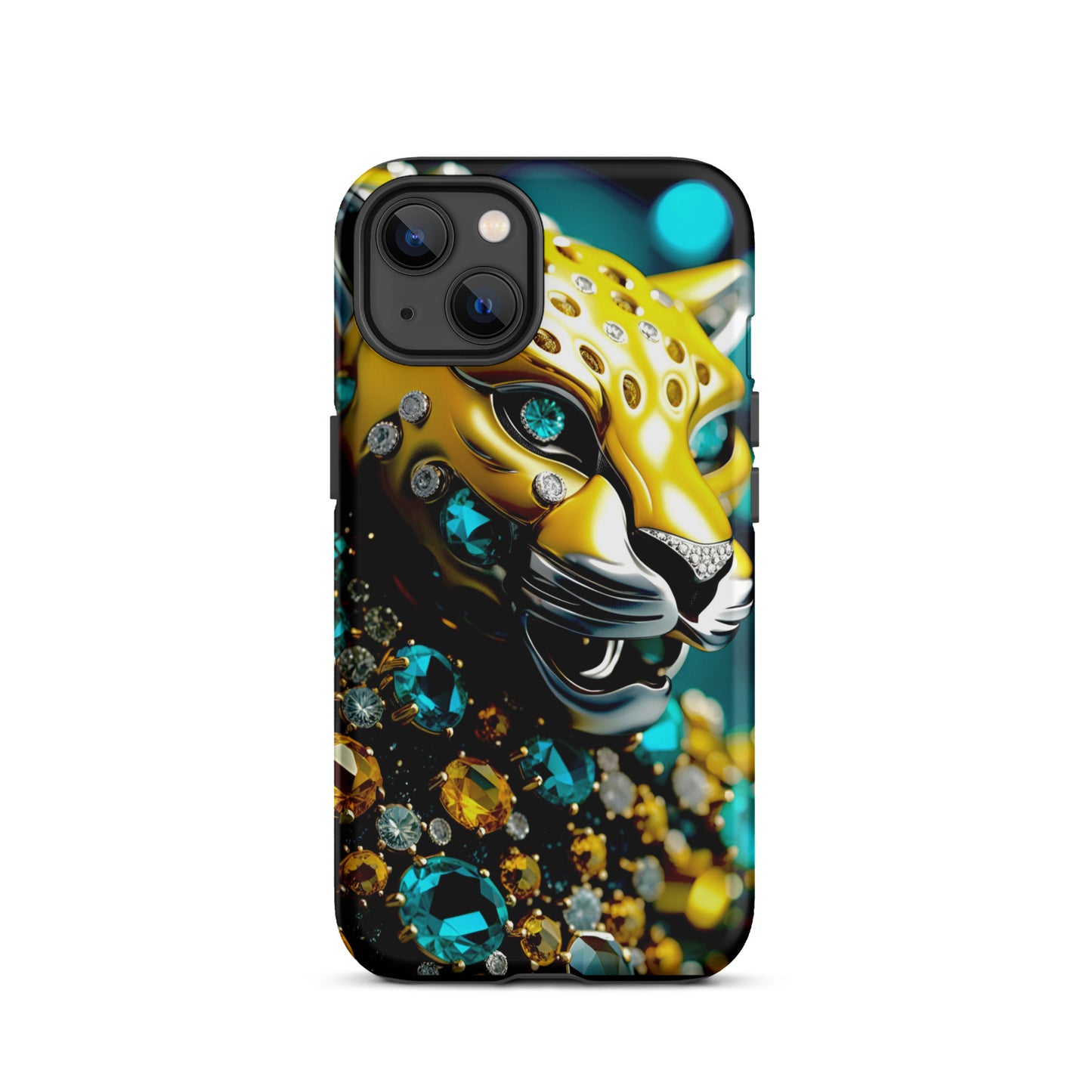 Jaguar Iphone case, yellow and teal Iphine case, Florida Iphone case, Tough Case for iPhone®