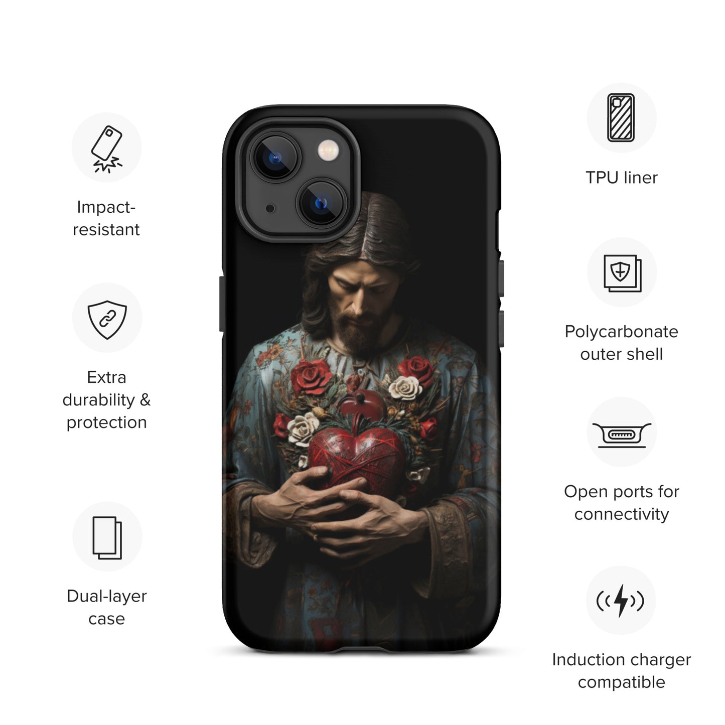 Jesus Tough Case for iPhone®,  Jesus phone case, Easter phone cover, Religious phone case