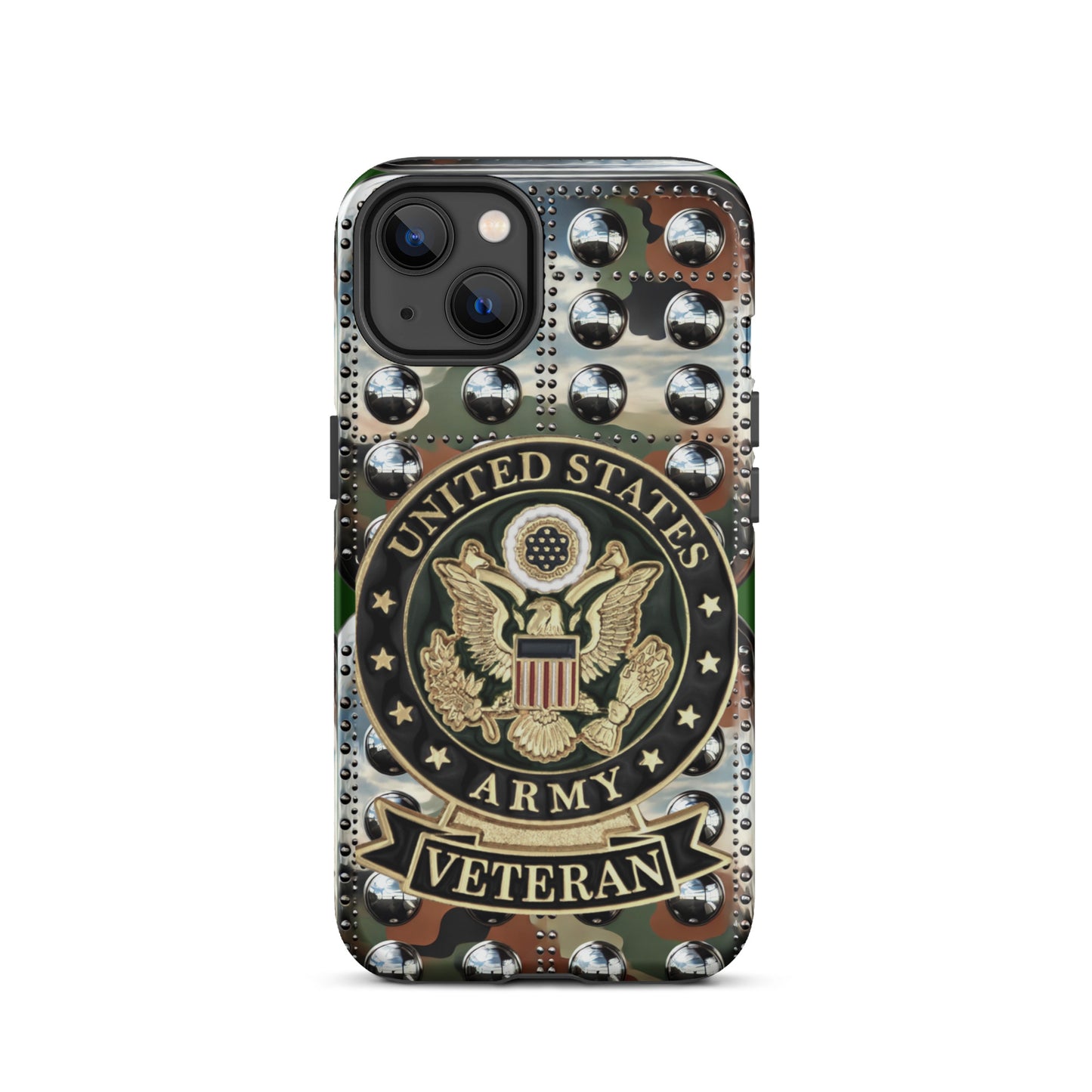 Army Veteran phone case, military phone case, retired military phone case, anutcase, Tough Case for iPhone®