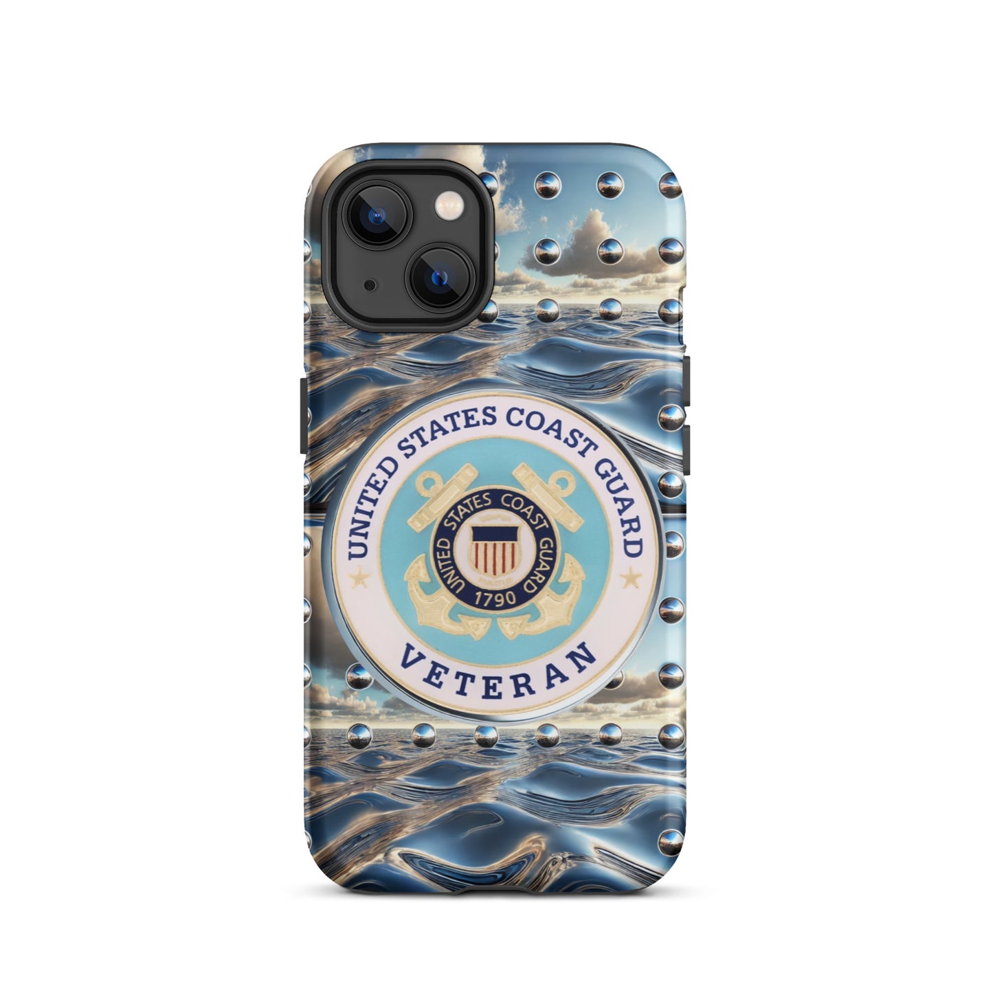 United States Coast Guard Veteran phone Case, Tough Case for iPhone®, anutcase, Military phone case, Veteran phone case, Coast guard gift