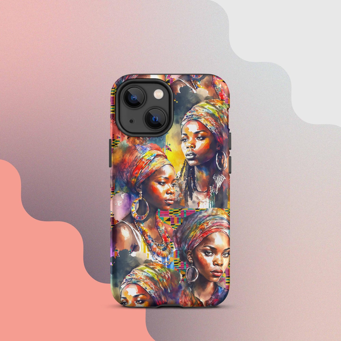 Tough Case for iPhone®, African Women iphone, Strong Women phone case, phone case for her, iphone case, people phone case