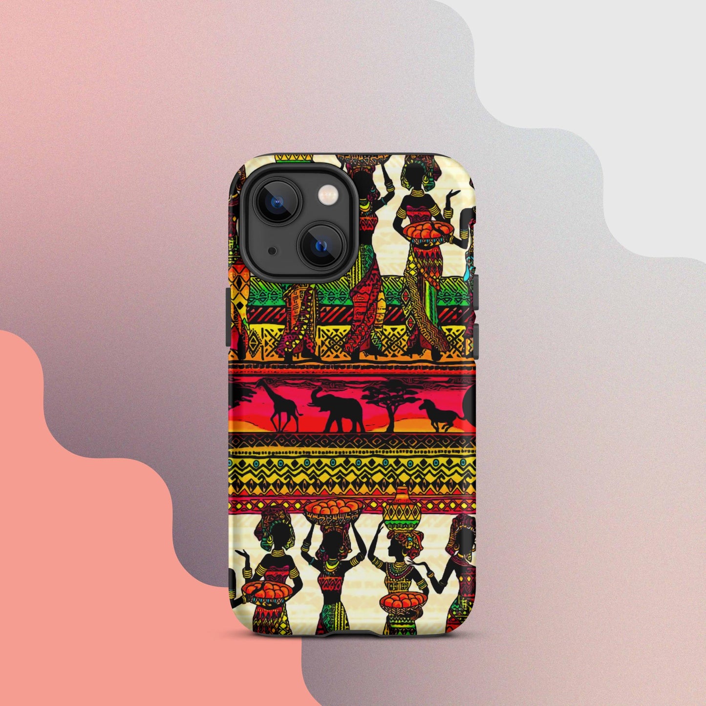 Tough Case for iPhone®, African Women phone case, Strong women case, iphone 15 case, iphone case for her, holiday phone case, people case