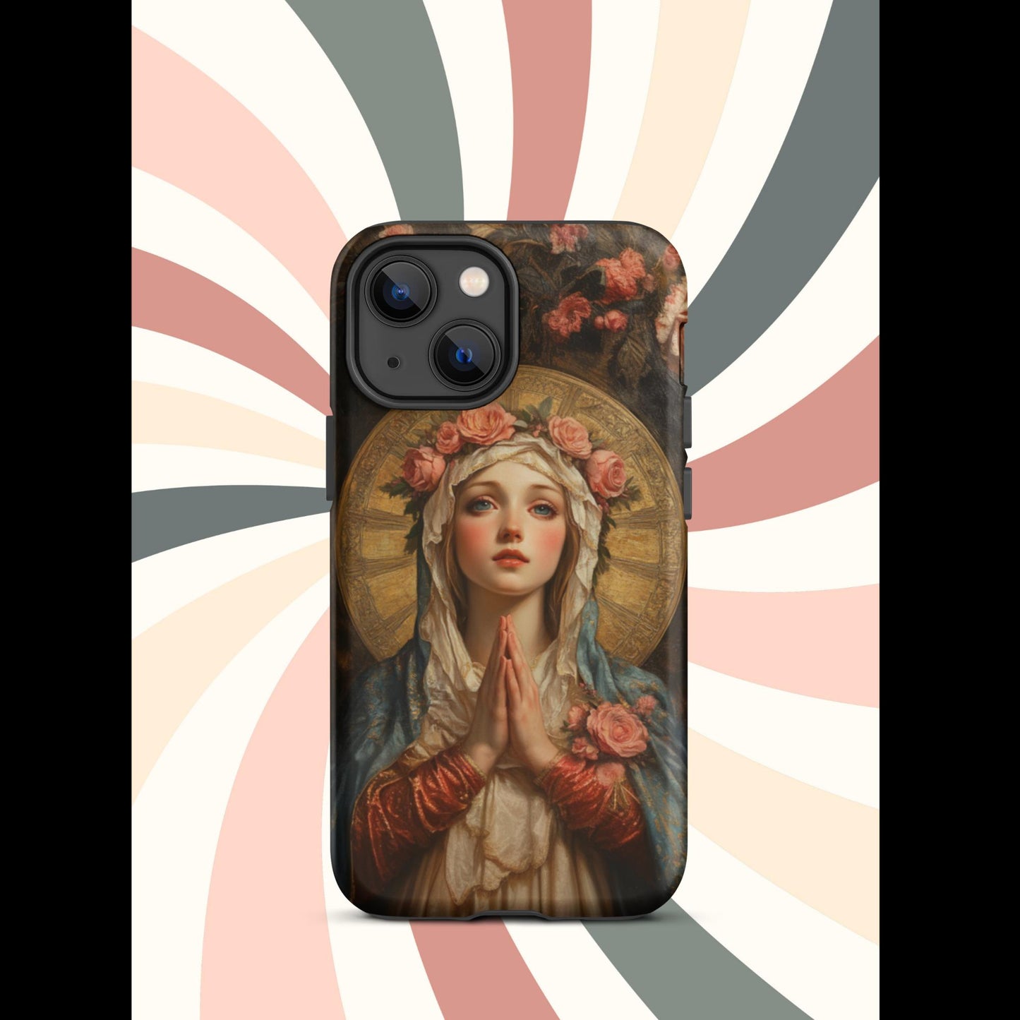 Tough Case for iPhone®, Virgin Mary, Religious phone case, iphone15, trending cell phone case, anutcase