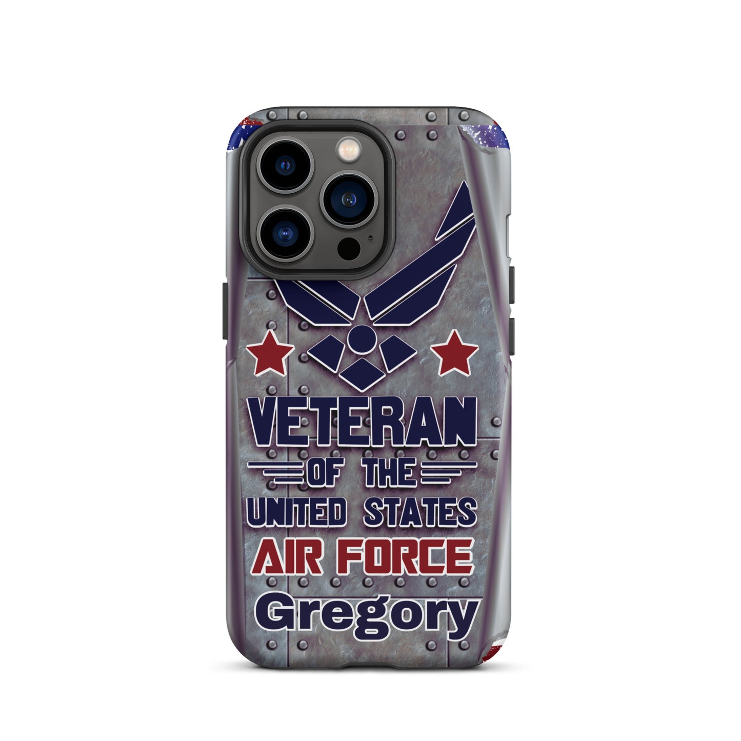 Tough Case for iPhone®,personalized cell phone cover, Veterans phone case