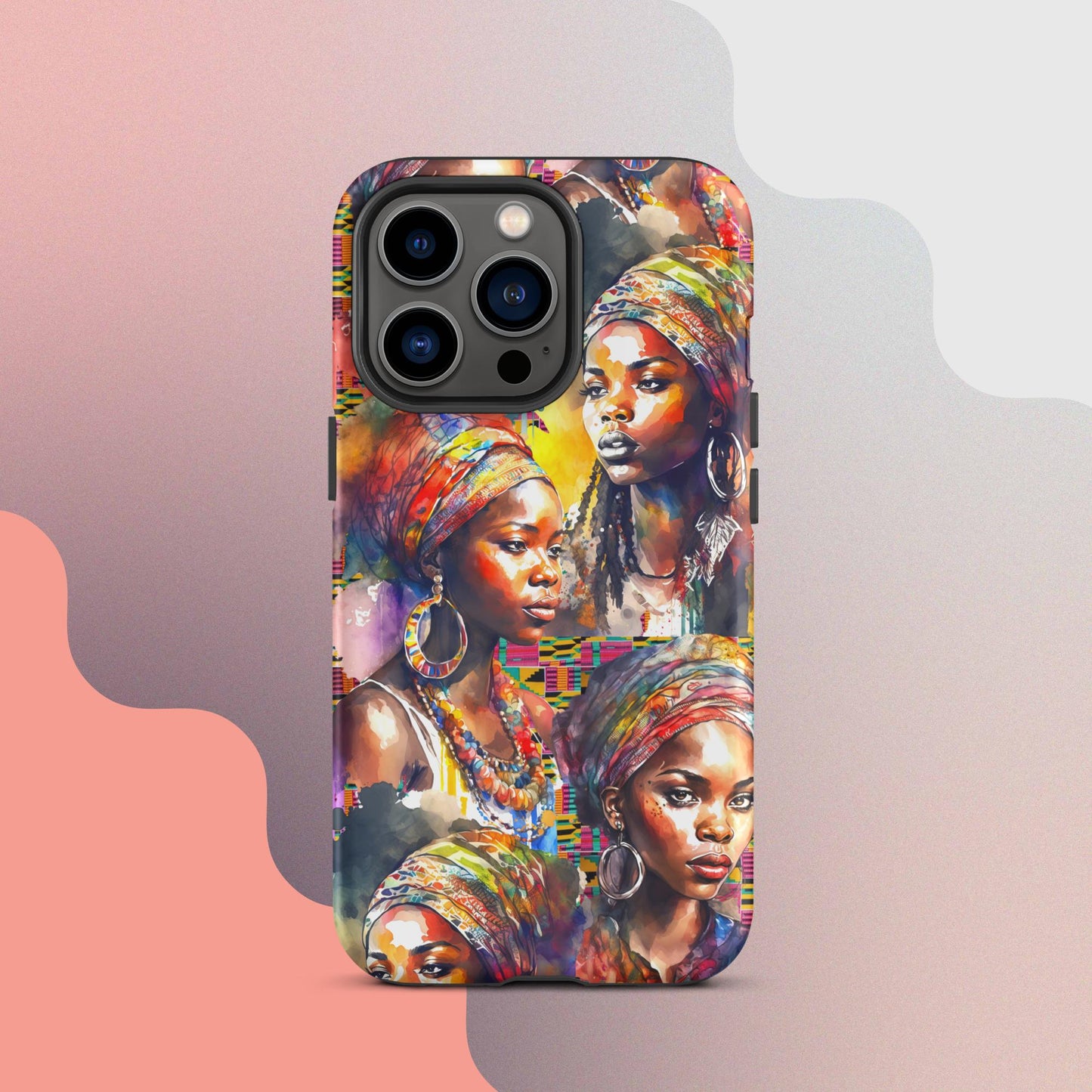 Tough Case for iPhone®, African Women iphone, Strong Women phone case, phone case for her, iphone case, people phone case