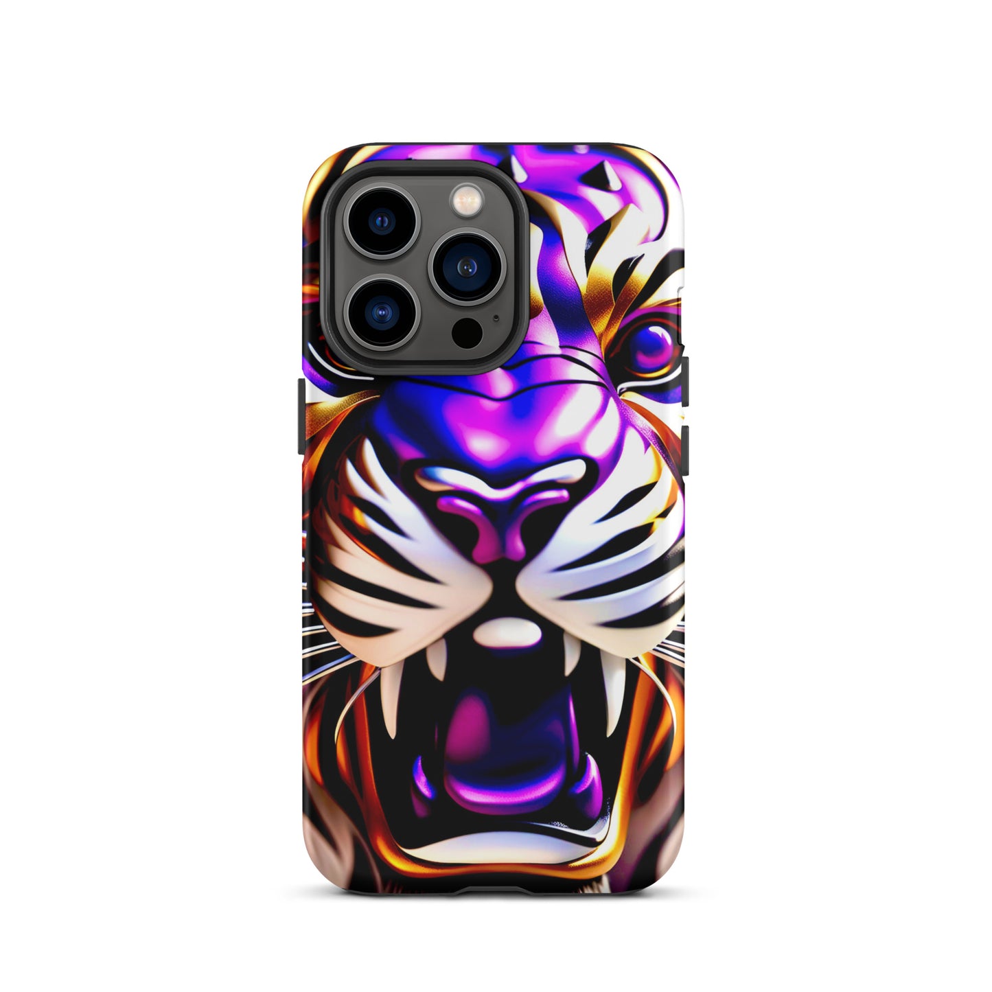 Tiger photos case, New Orleans iPhone case, Louisiana phone case, purple and gold tiger case, Tough Case for iPhone®