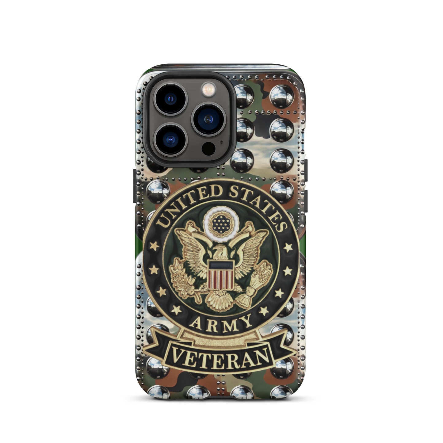 Army Veteran phone case, military phone case, retired military phone case, anutcase, Tough Case for iPhone®