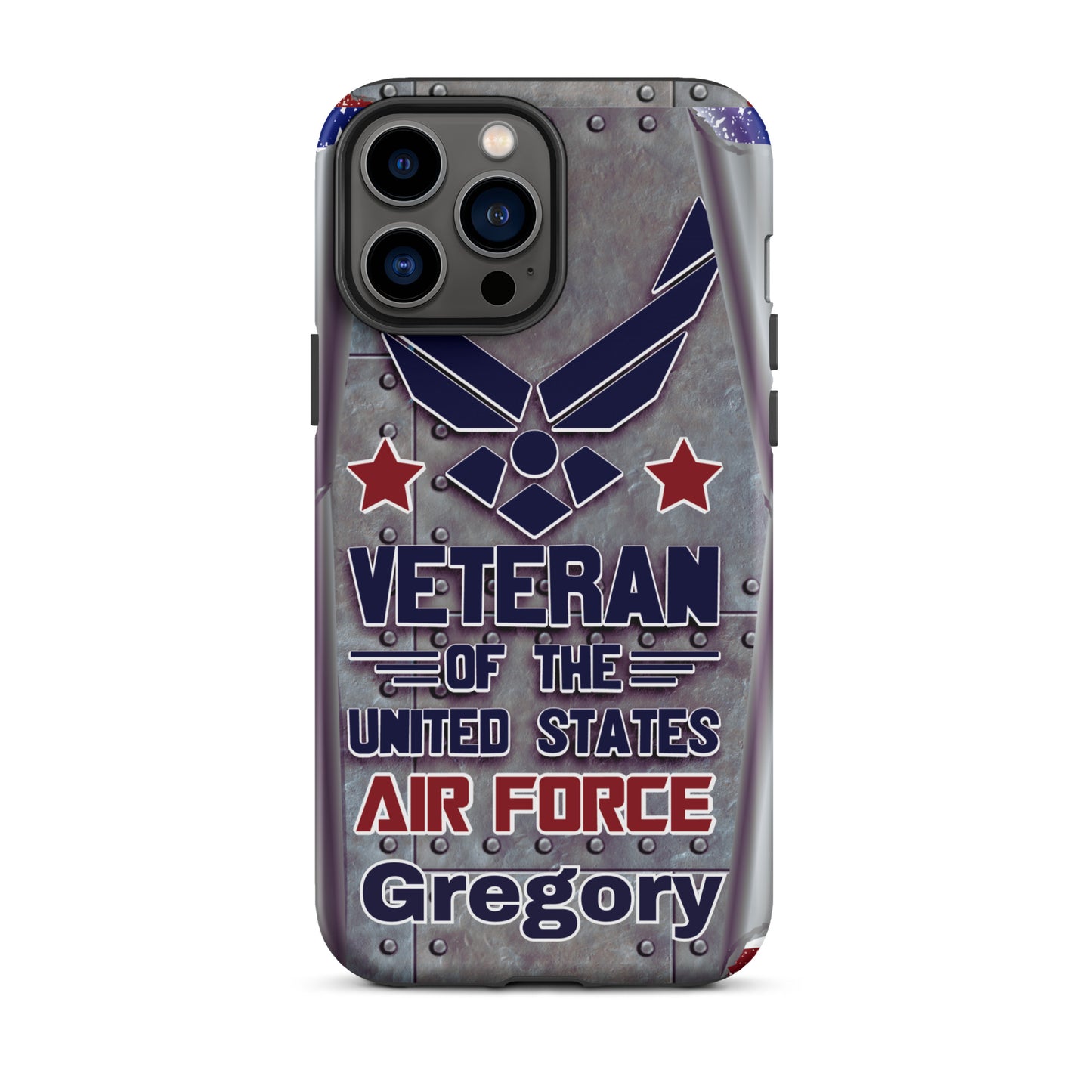 Tough Case for iPhone®,personalized cell phone cover, Veterans phone case