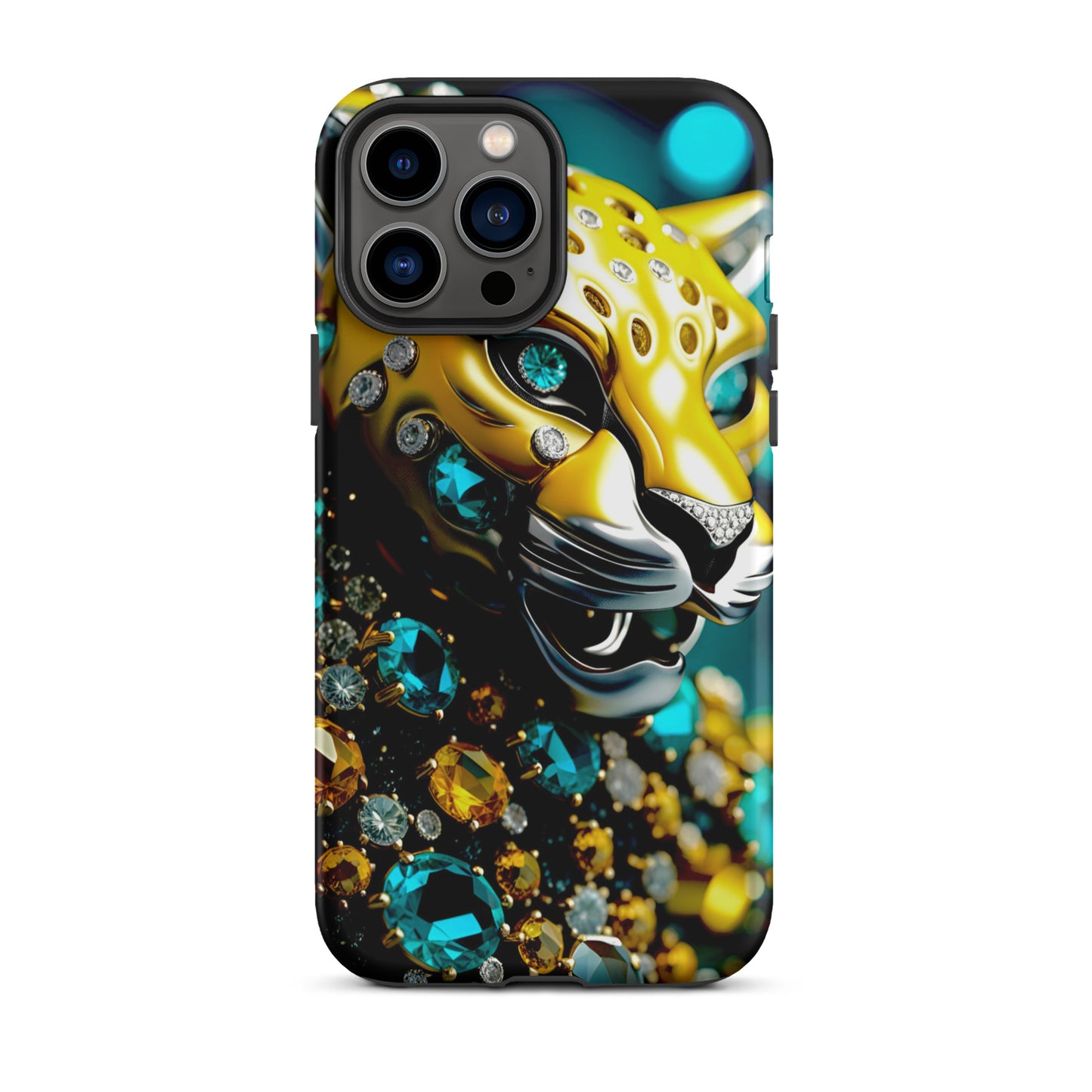 Jaguar Iphone case, yellow and teal Iphine case, Florida Iphone case, Tough Case for iPhone®