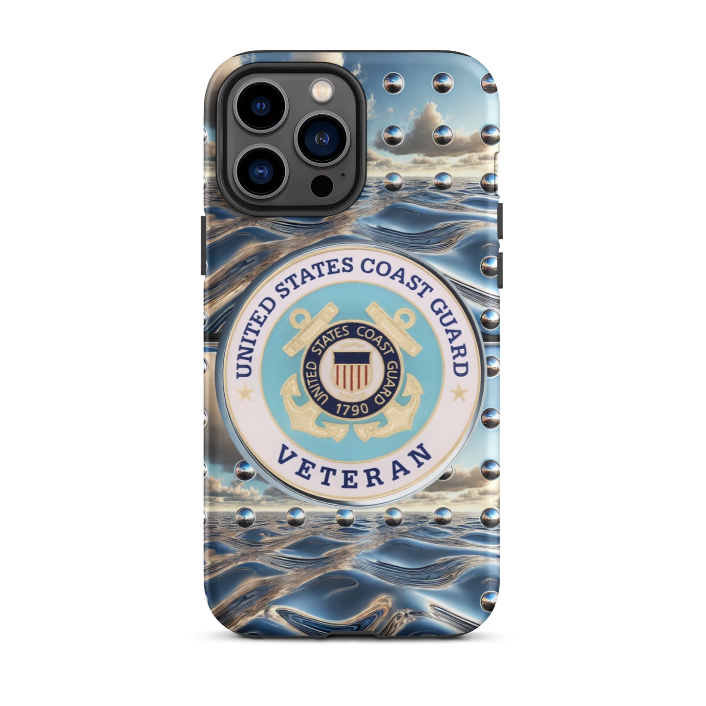 United States Coast Guard Veteran phone Case, Tough Case for iPhone®, anutcase, Military phone case, Veteran phone case, Coast guard gift