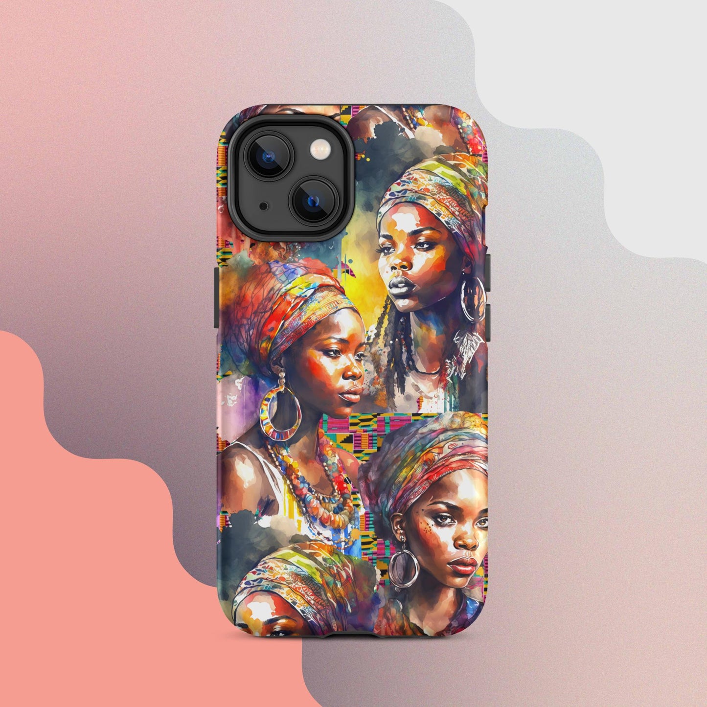 Tough Case for iPhone®, African Women iphone, Strong Women phone case, phone case for her, iphone case, people phone case