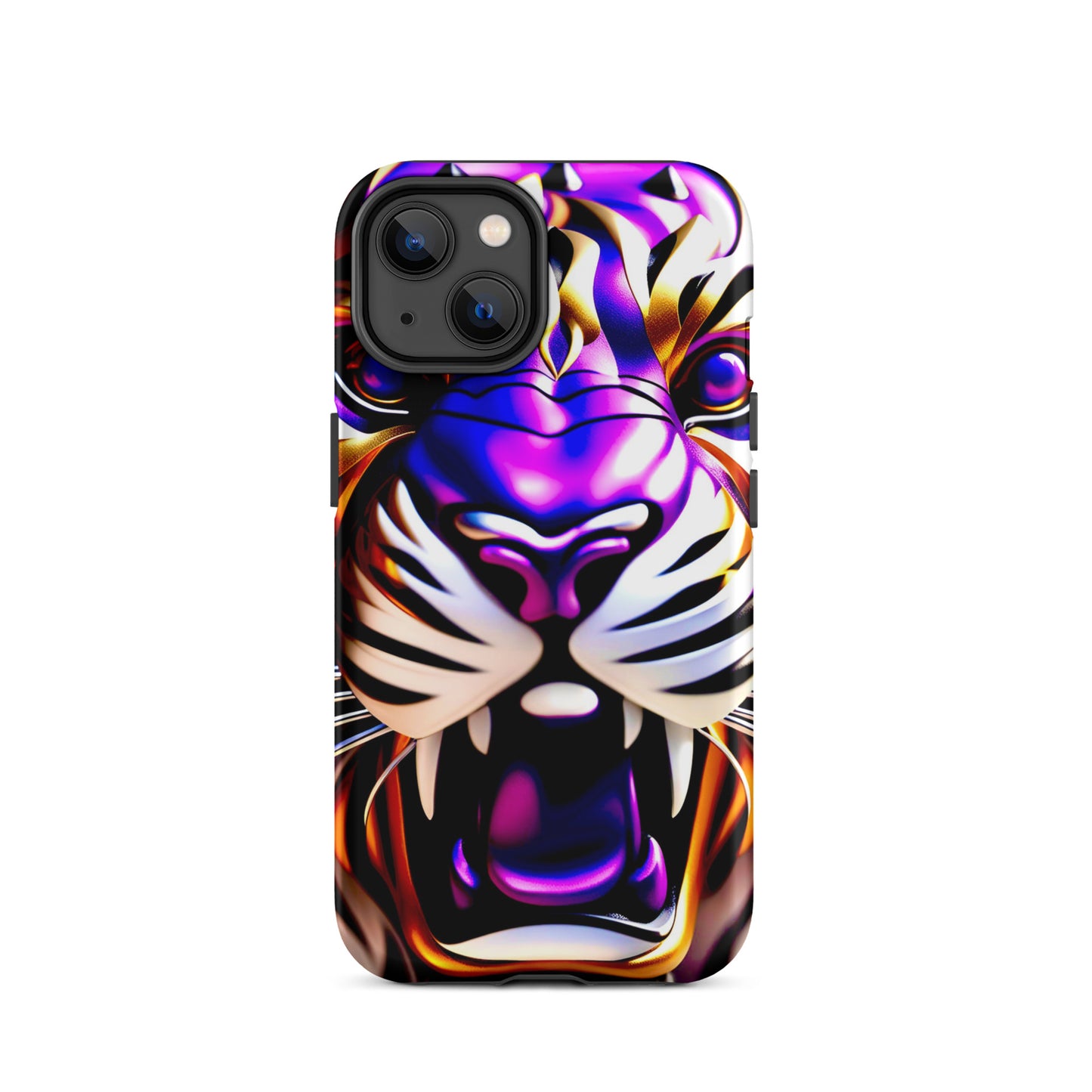 Tiger photos case, New Orleans iPhone case, Louisiana phone case, purple and gold tiger case, Tough Case for iPhone®