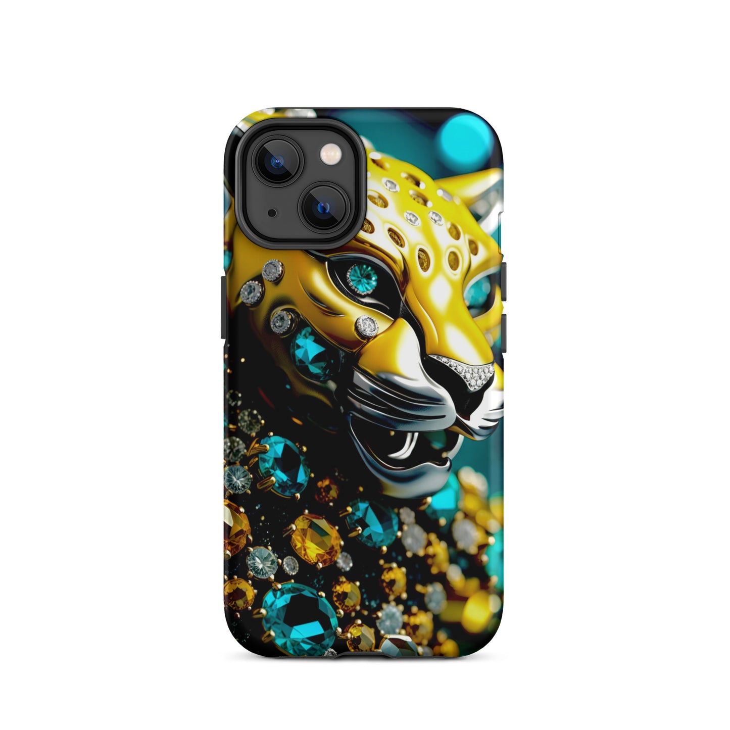 Jaguar Iphone case, yellow and teal Iphine case, Florida Iphone case, Tough Case for iPhone®