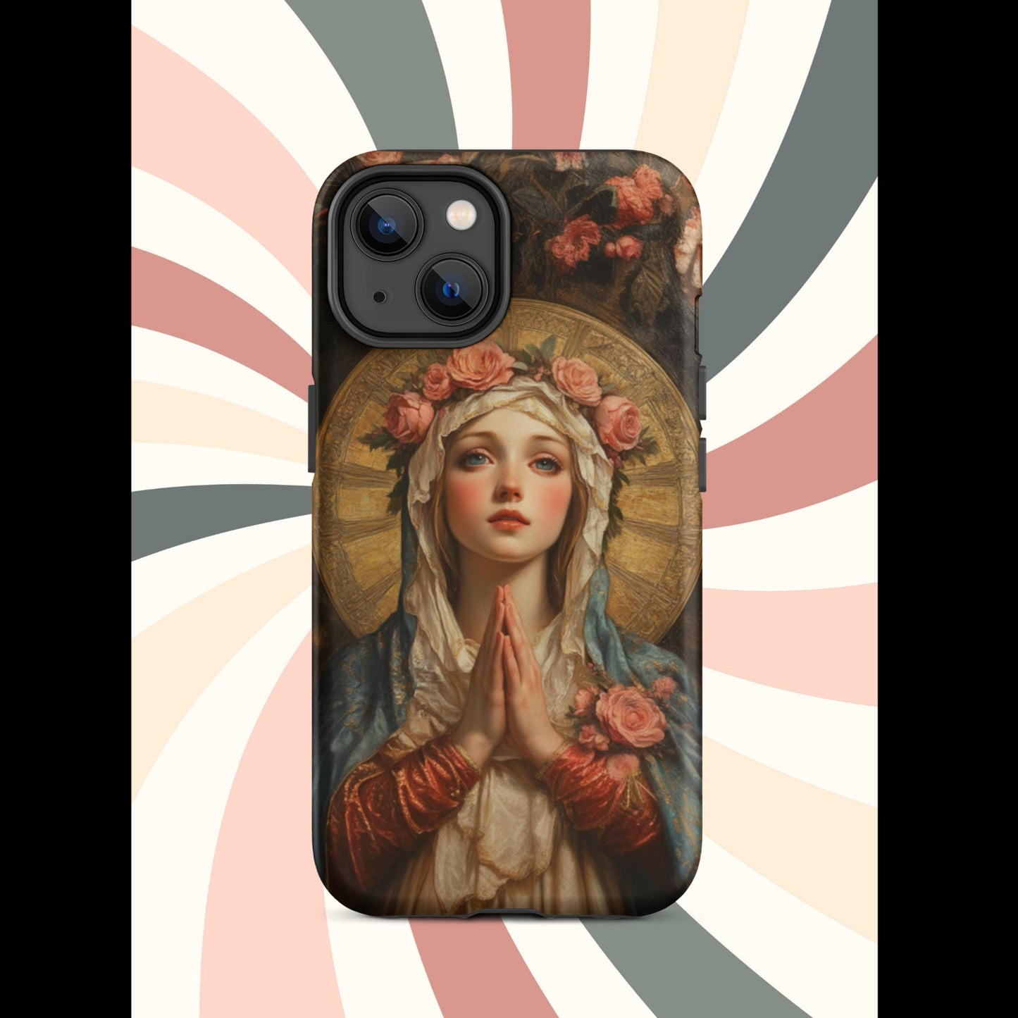 Tough Case for iPhone®, Virgin Mary, Religious phone case, iphone15, trending cell phone case, anutcase