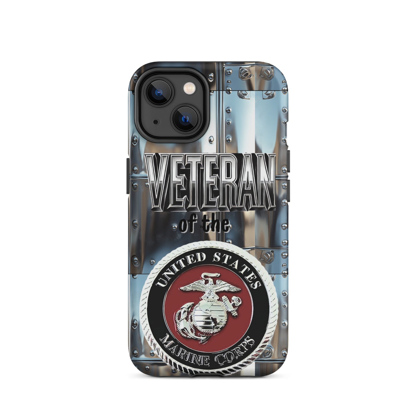 Military Veteran phone case, Marine phone case, Veteran phone case, iphone15, anutcase, Tough Case for iPhone®