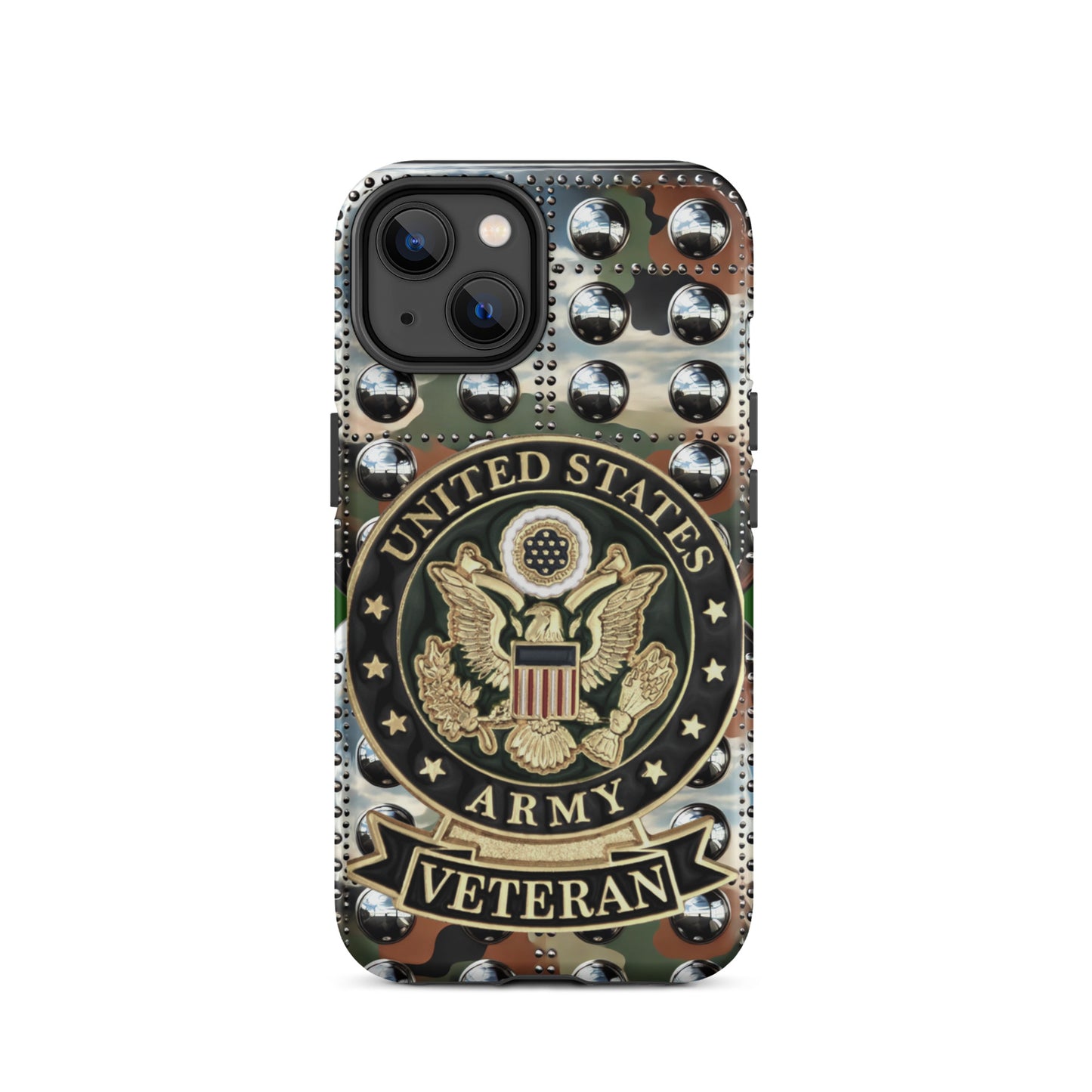 Army Veteran phone case, military phone case, retired military phone case, anutcase, Tough Case for iPhone®