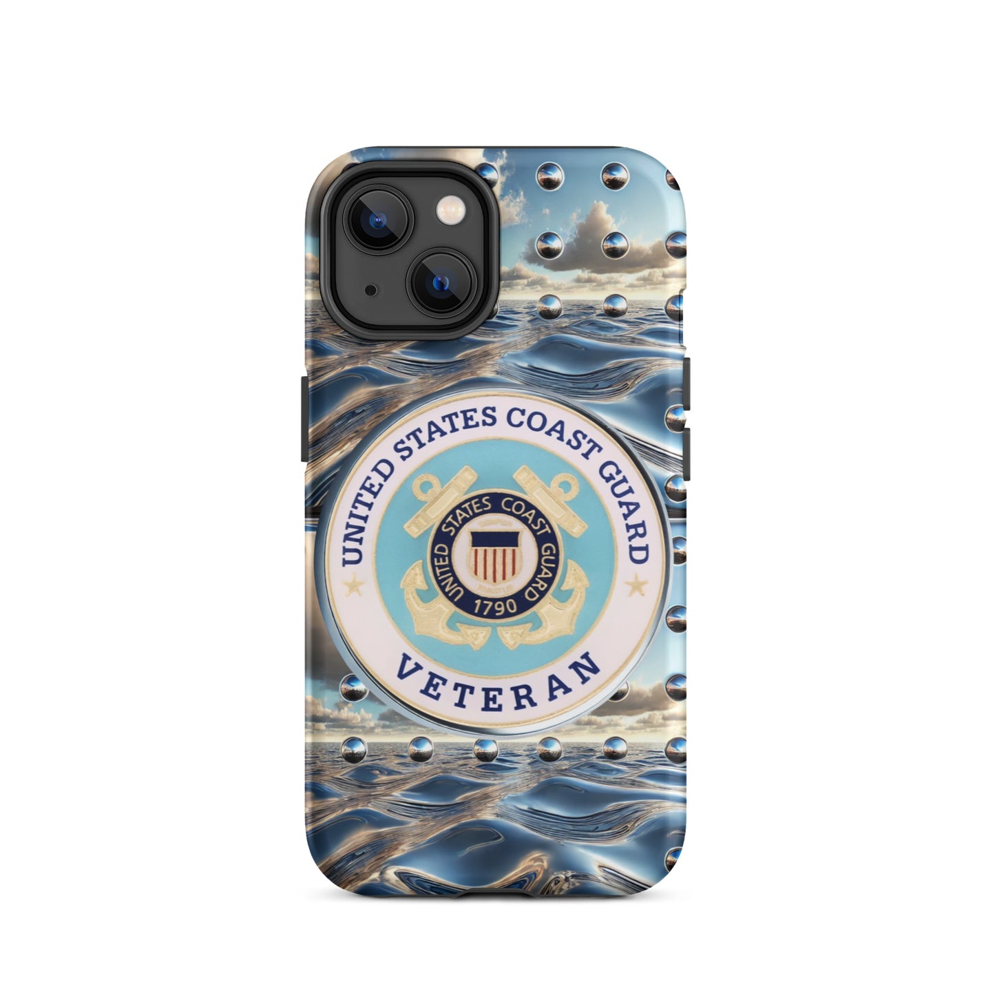 United States Coast Guard Veteran phone Case, Tough Case for iPhone®, anutcase, Military phone case, Veteran phone case, Coast guard gift