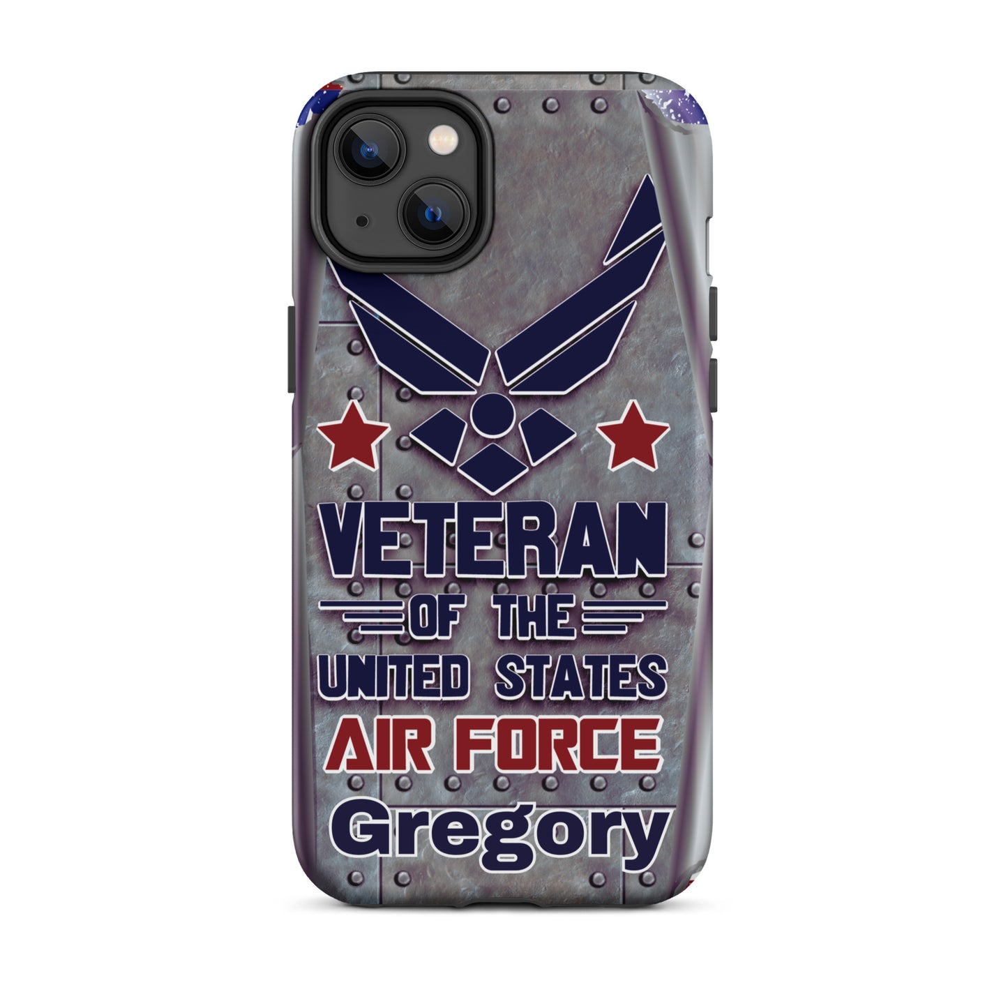 Tough Case for iPhone®,personalized cell phone cover, Veterans phone case