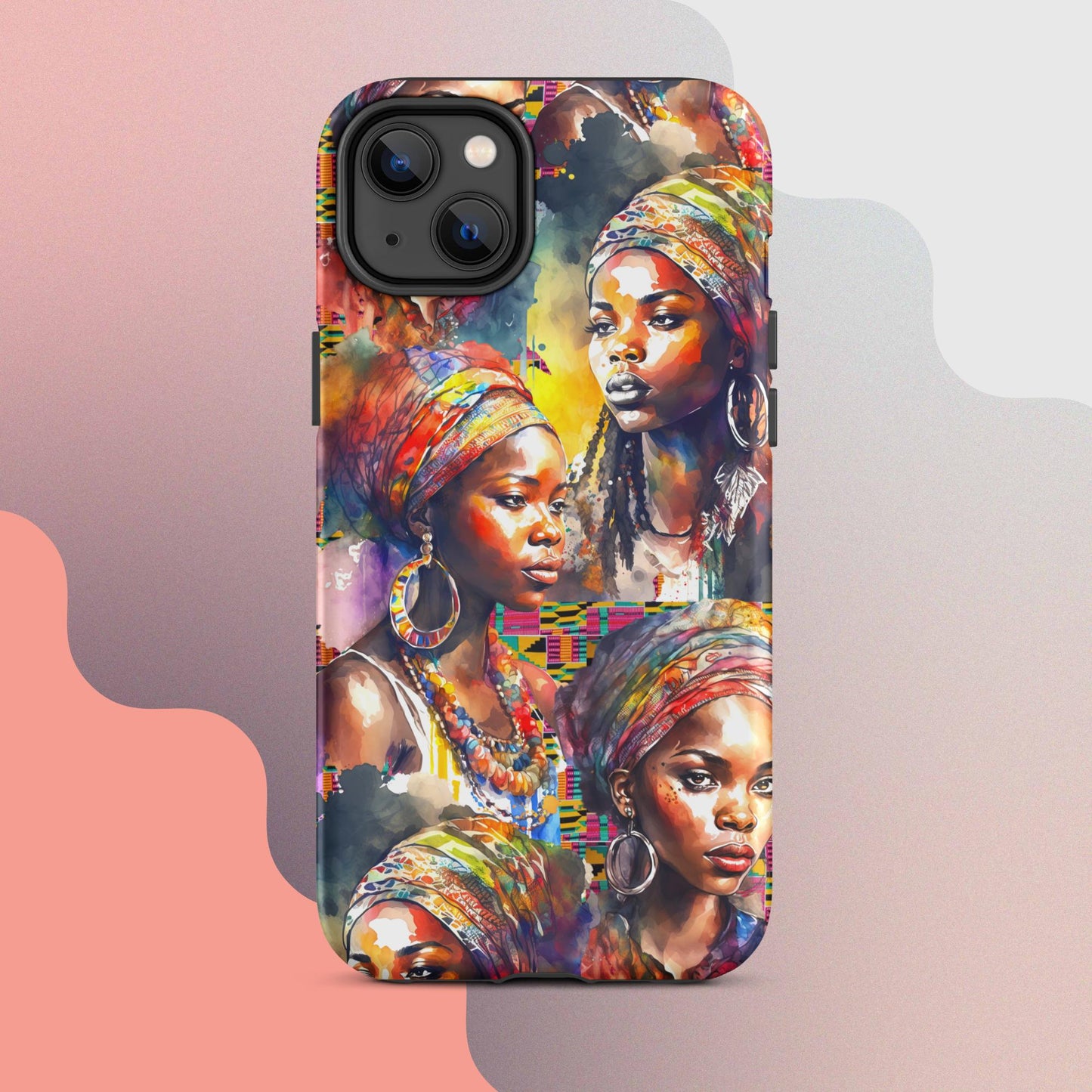 Tough Case for iPhone®, African Women iphone, Strong Women phone case, phone case for her, iphone case, people phone case