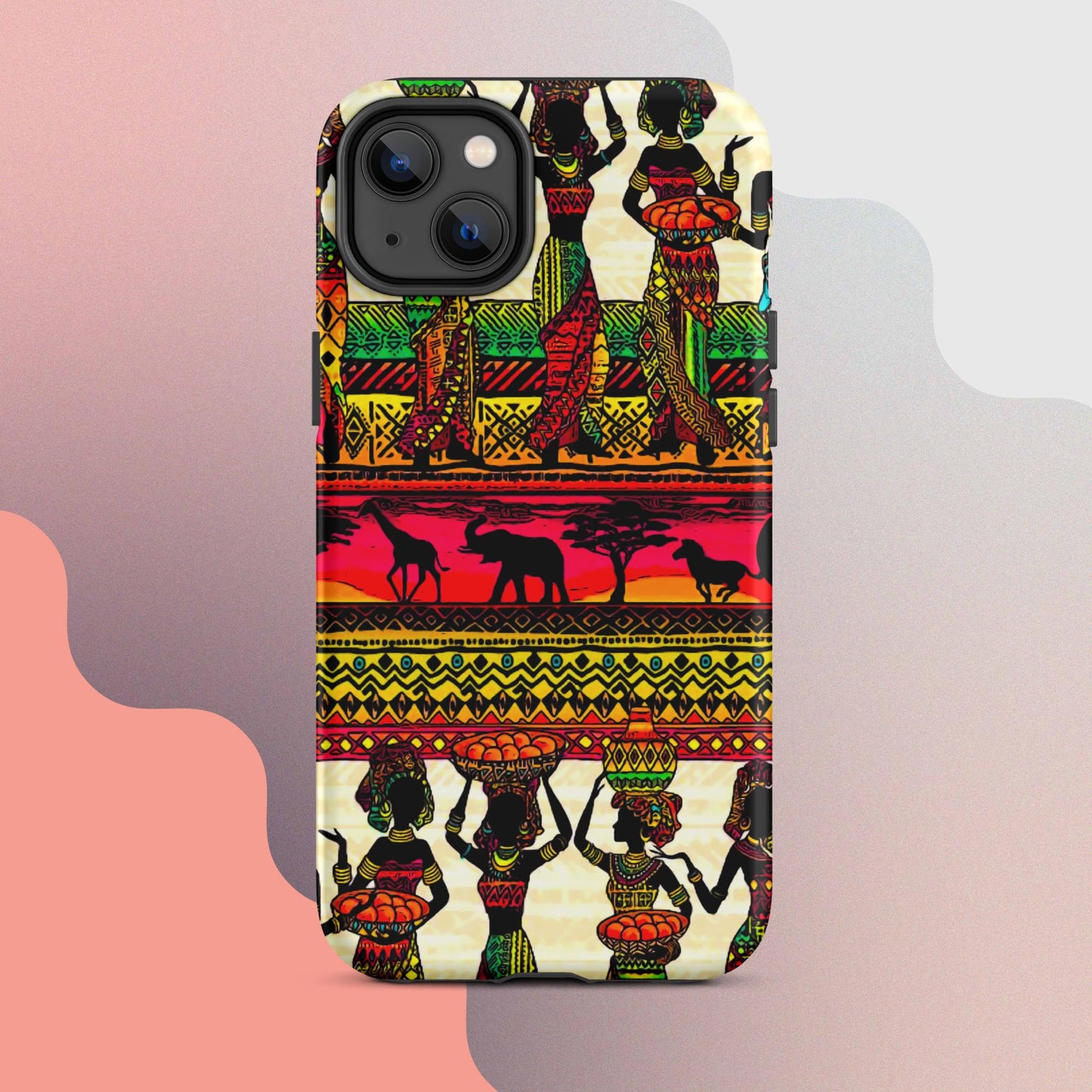 Tough Case for iPhone®, African Women phone case, Strong women case, iphone 15 case, iphone case for her, holiday phone case, people case