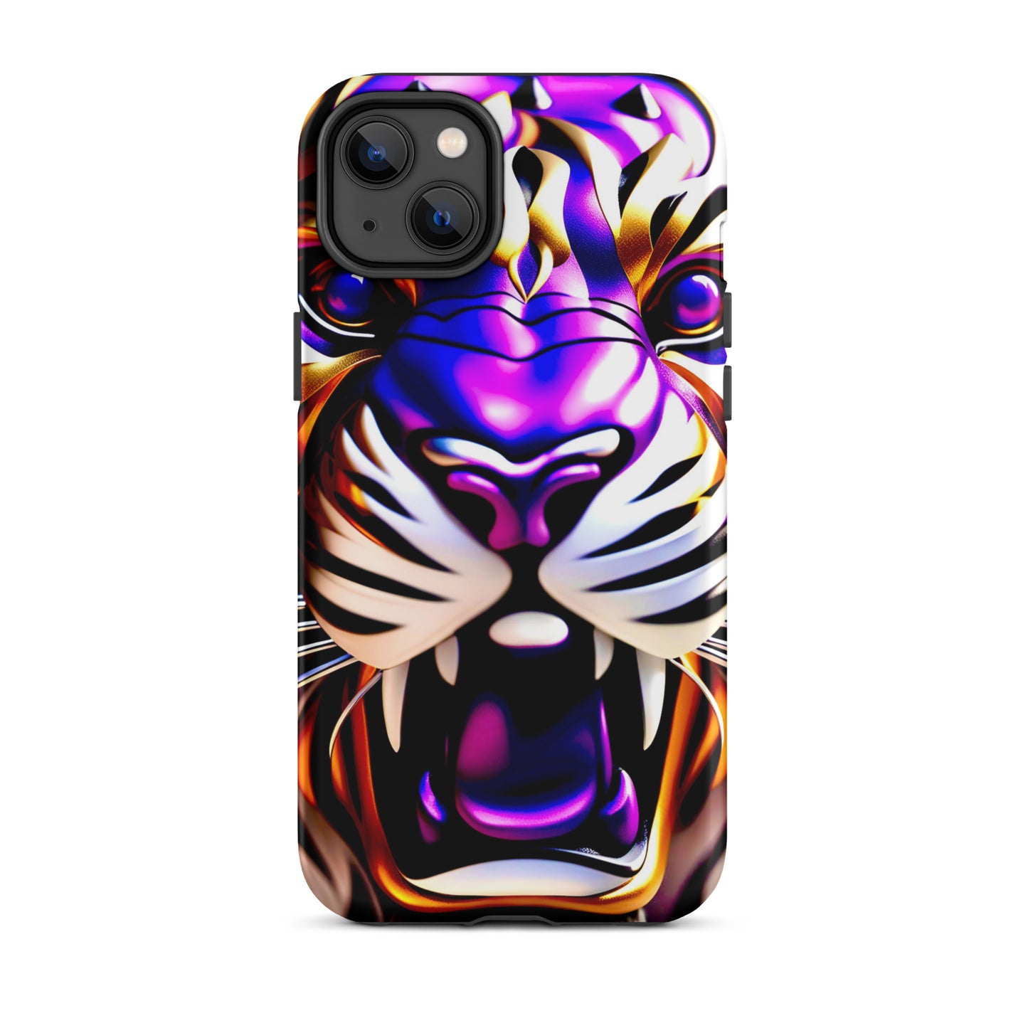 Tiger photos case, New Orleans iPhone case, Louisiana phone case, purple and gold tiger case, Tough Case for iPhone®