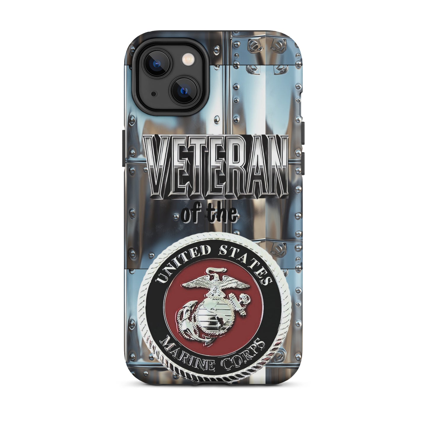 Military Veteran phone case, Marine phone case, Veteran phone case, iphone15, anutcase, Tough Case for iPhone®